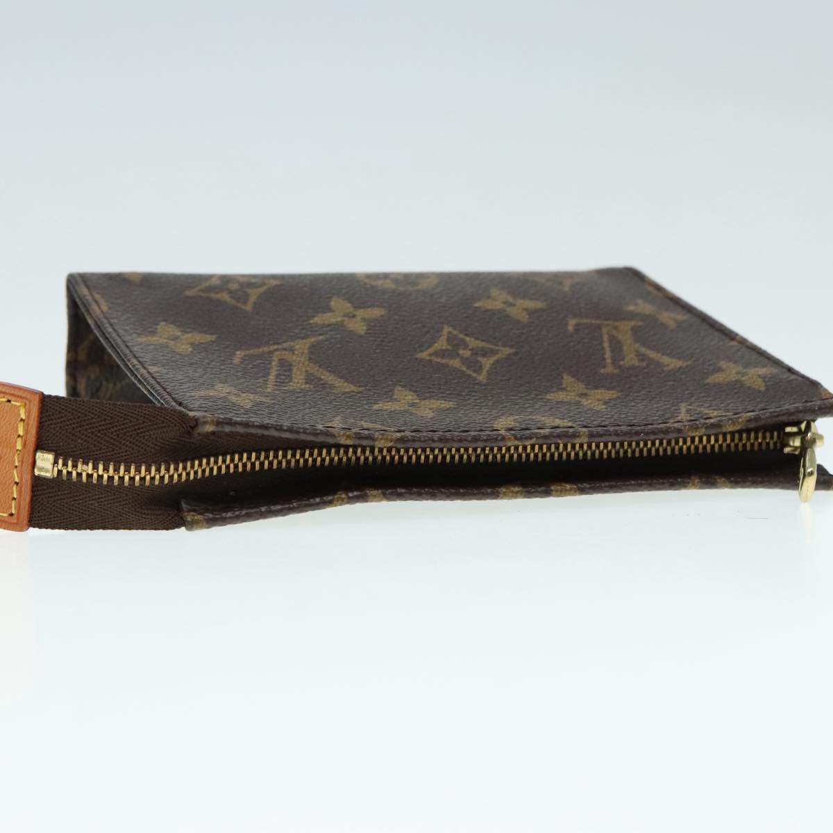 LOUIS VUITTON Monogram Poche Toilette 15 Pouch M47546 LV Auth 90019