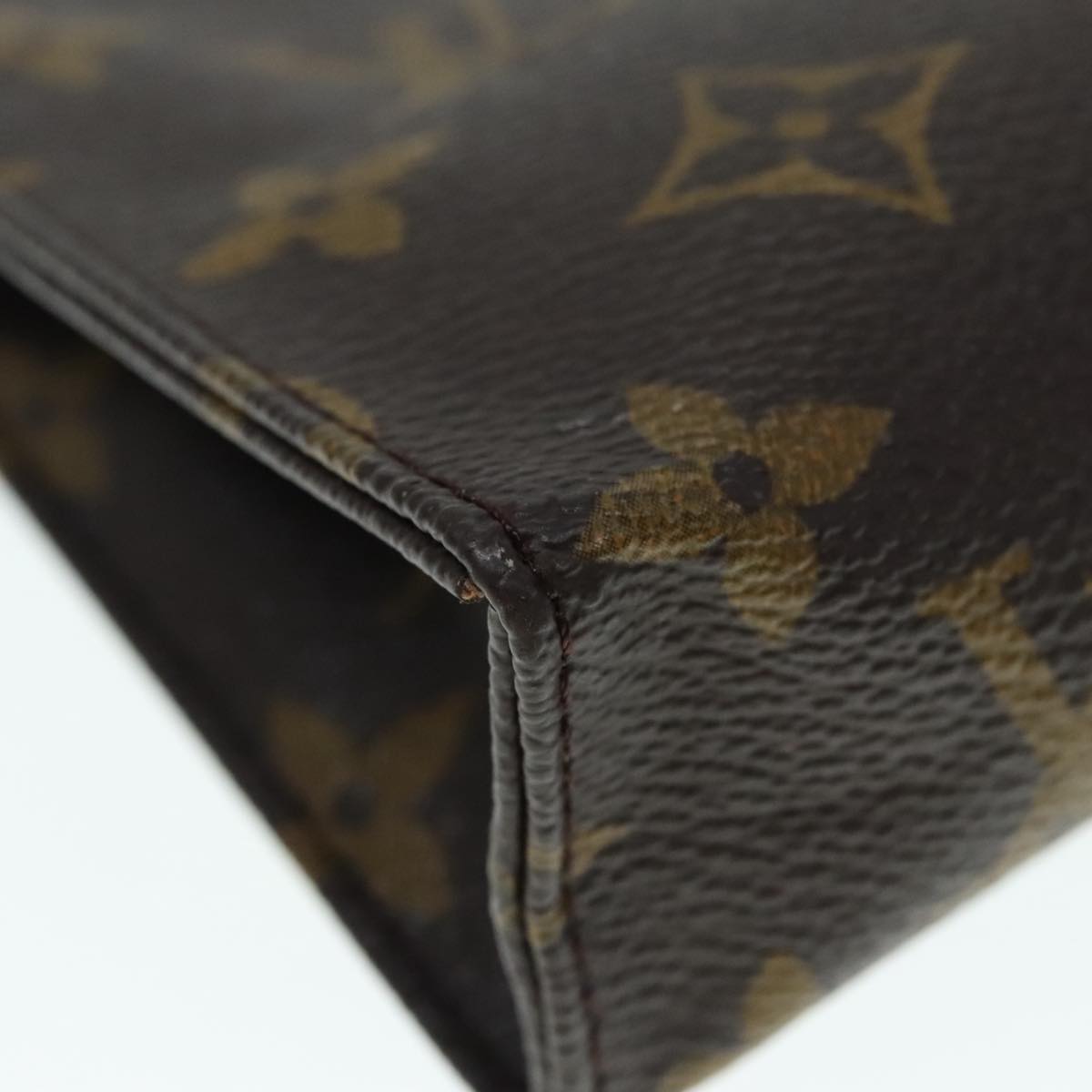 LOUIS VUITTON Monogram Poche Toilette 15 Pouch M47546 LV Auth 90019