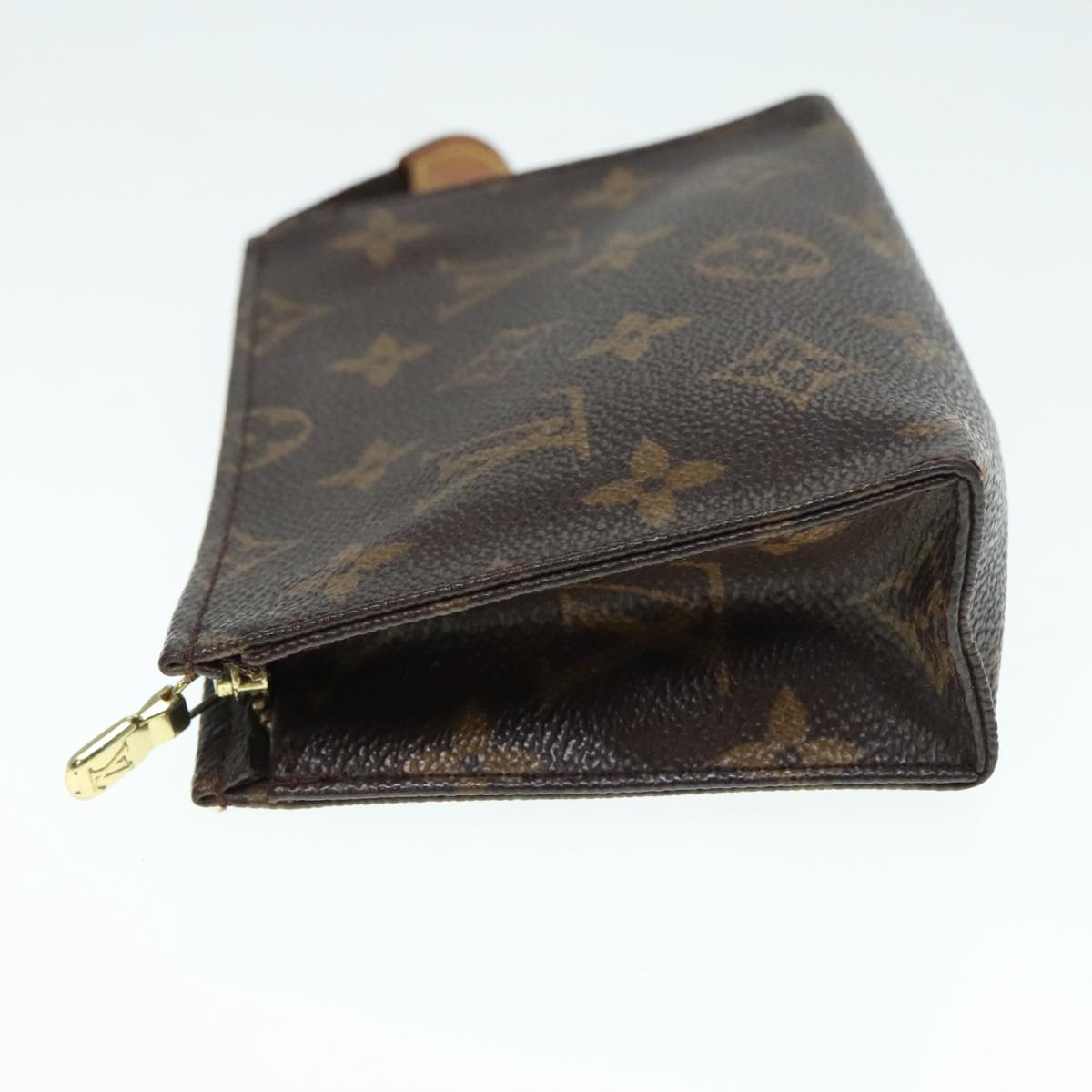 LOUIS VUITTON Monogram Poche Toilette 15 Pouch M47546 LV Auth 90020