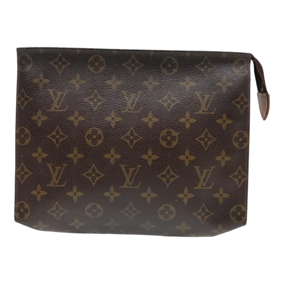 LOUIS VUITTON Monogram Poche Toilette 26 Pouch M47542 LV Auth 90026