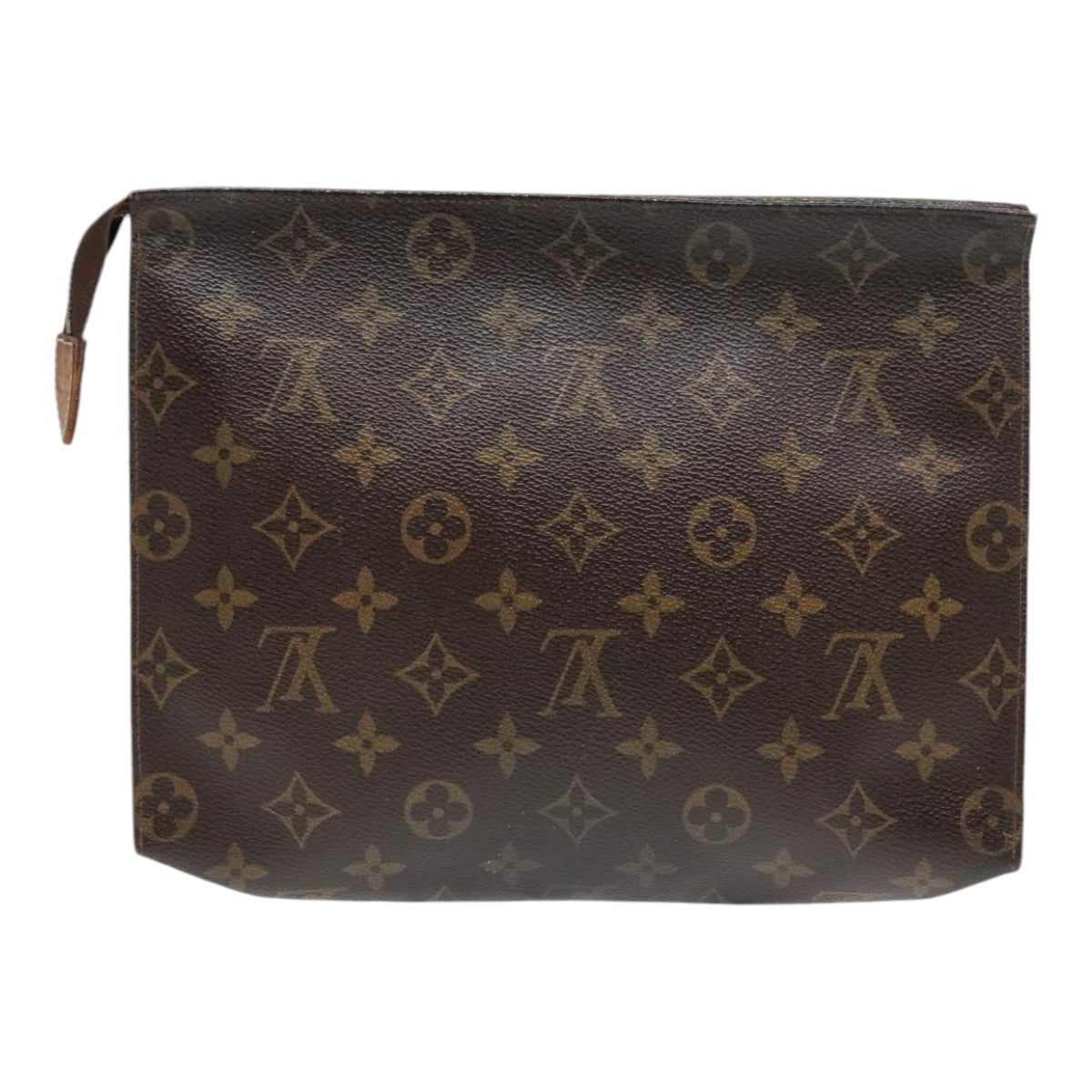 LOUIS VUITTON Monogram Poche Toilette 26 Pouch M47542 LV Auth 90026