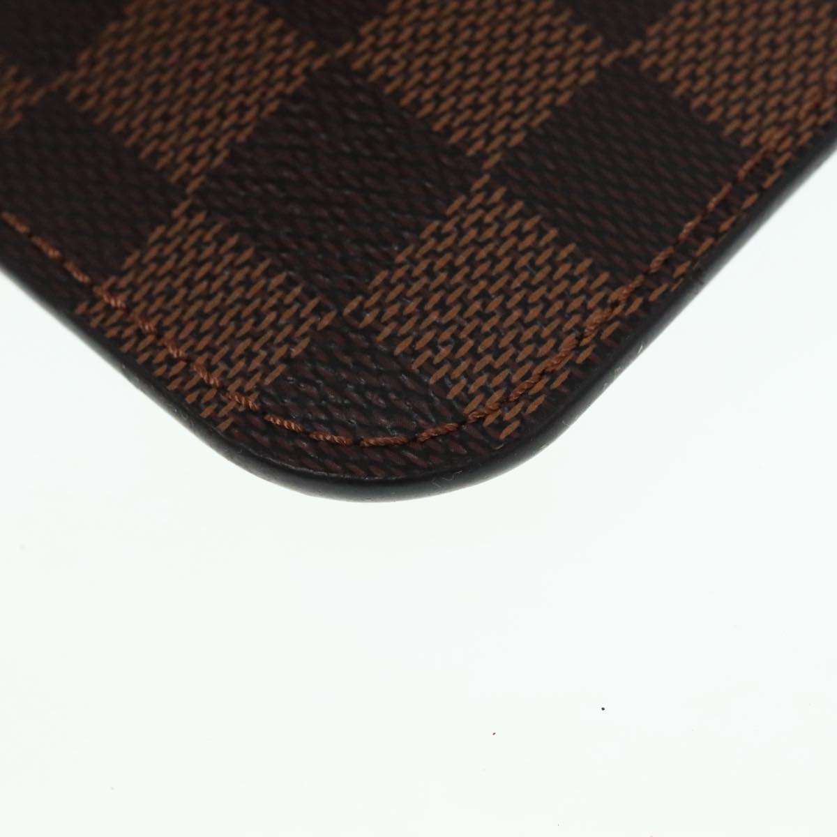 LOUIS VUITTON Damier Ebene Neverfull MM Pouch Accessory Pouch LV Auth 90028