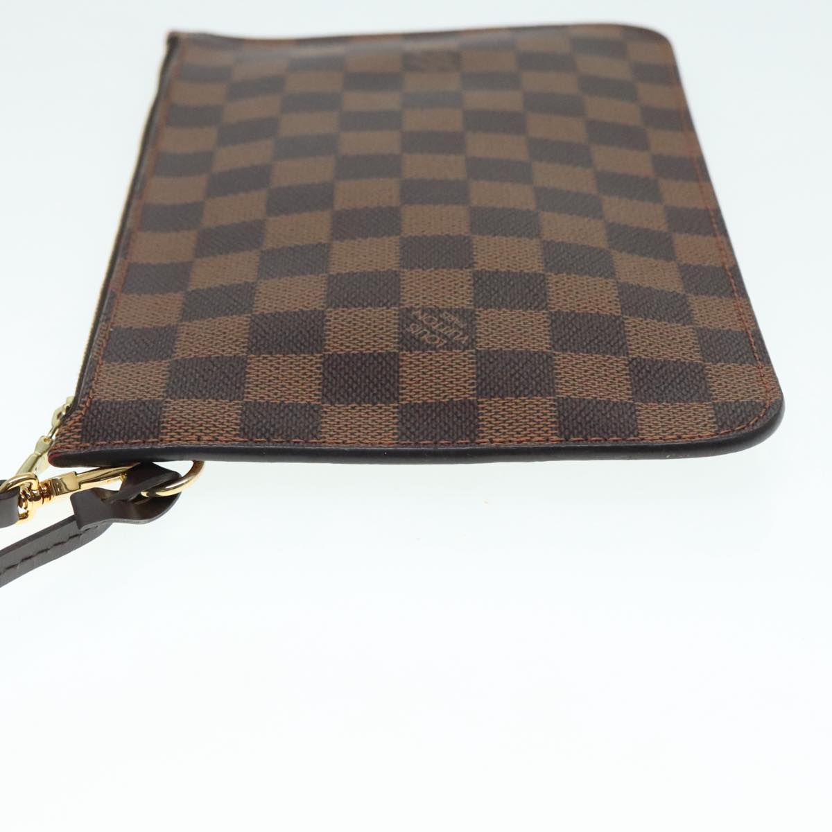 LOUIS VUITTON Damier Ebene Neverfull MM Pouch Accessory Pouch LV Auth 90028