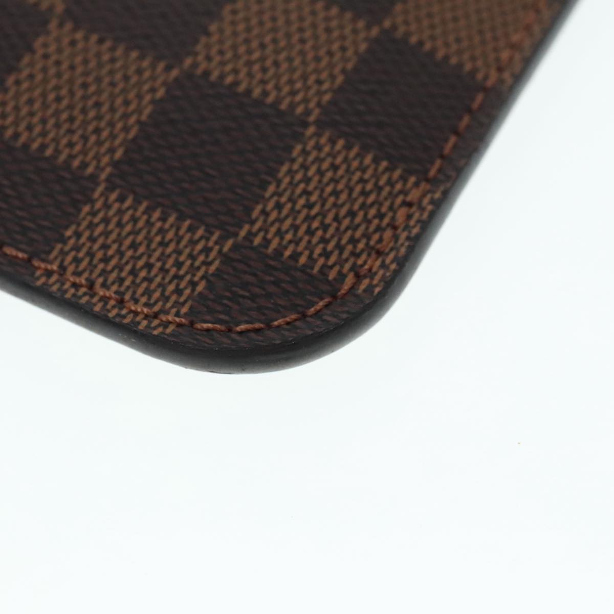 LOUIS VUITTON Damier Ebene Neverfull MM Pouch Accessory Pouch LV Auth 90028