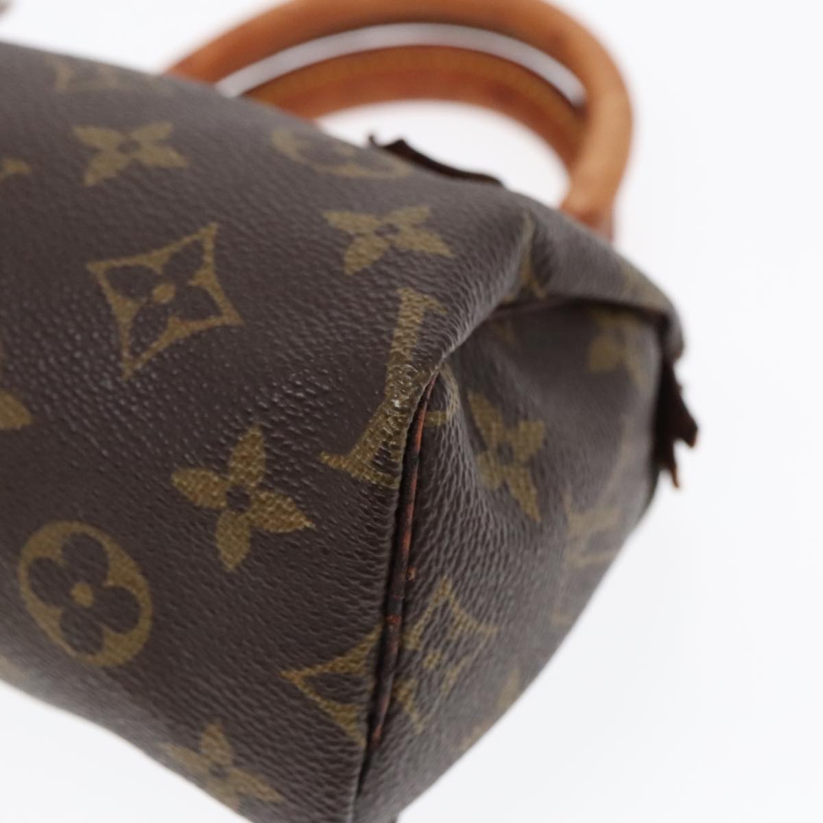 LOUIS VUITTON Monogram Mini Speedy Hand Bag M41534 LV Auth 90029