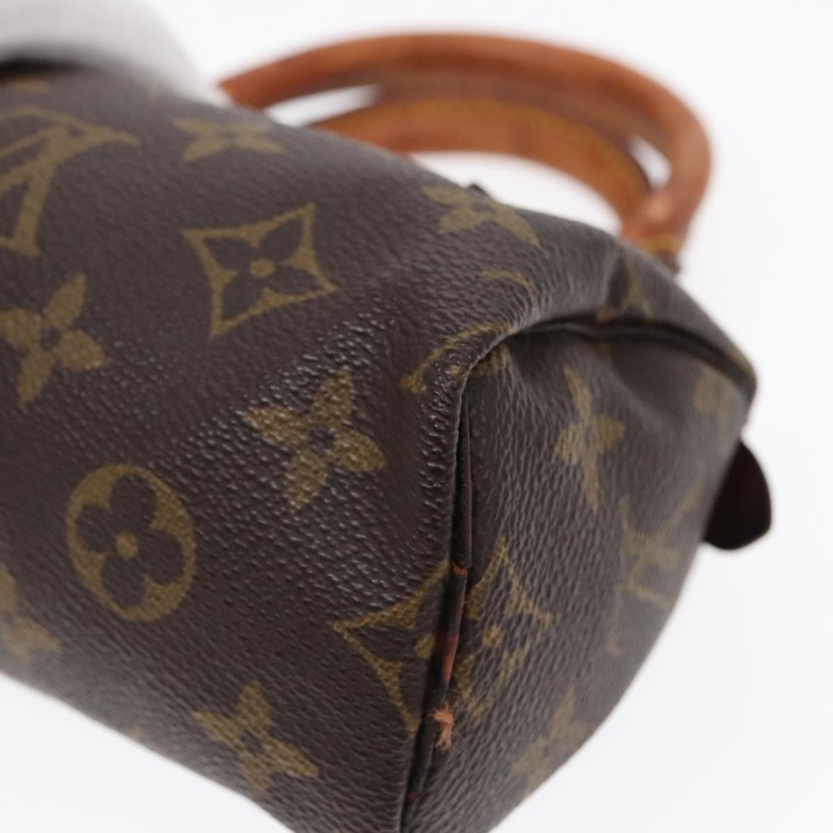 LOUIS VUITTON Monogram Mini Speedy Hand Bag M41534 LV Auth 90029