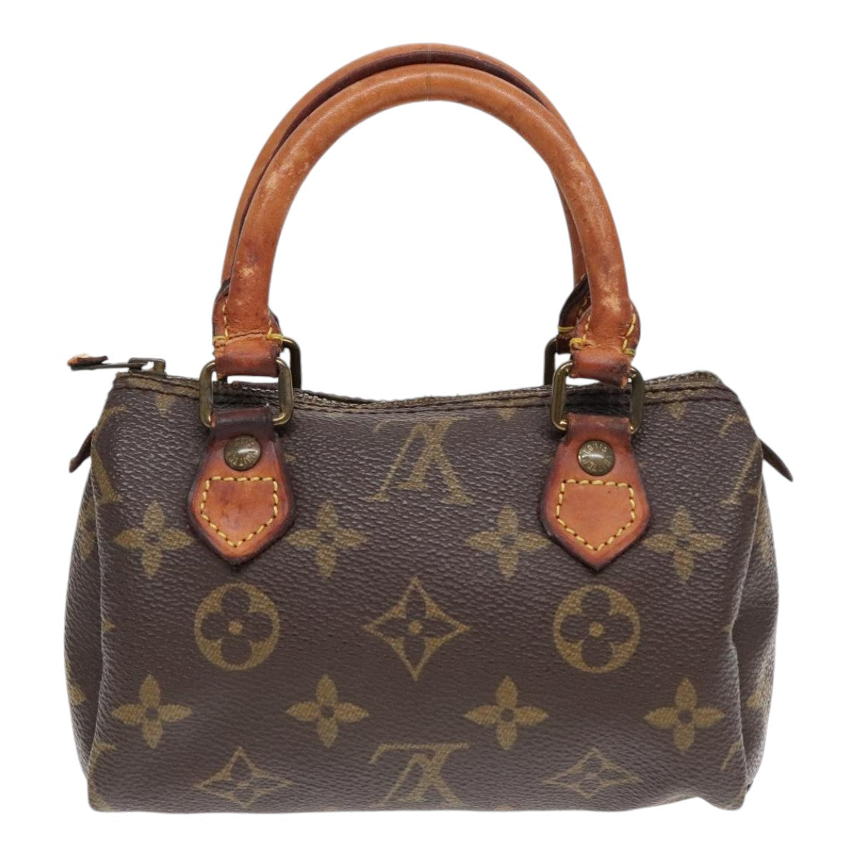 LOUIS VUITTON Monogram Mini Speedy Hand Bag M41534 LV Auth 90029