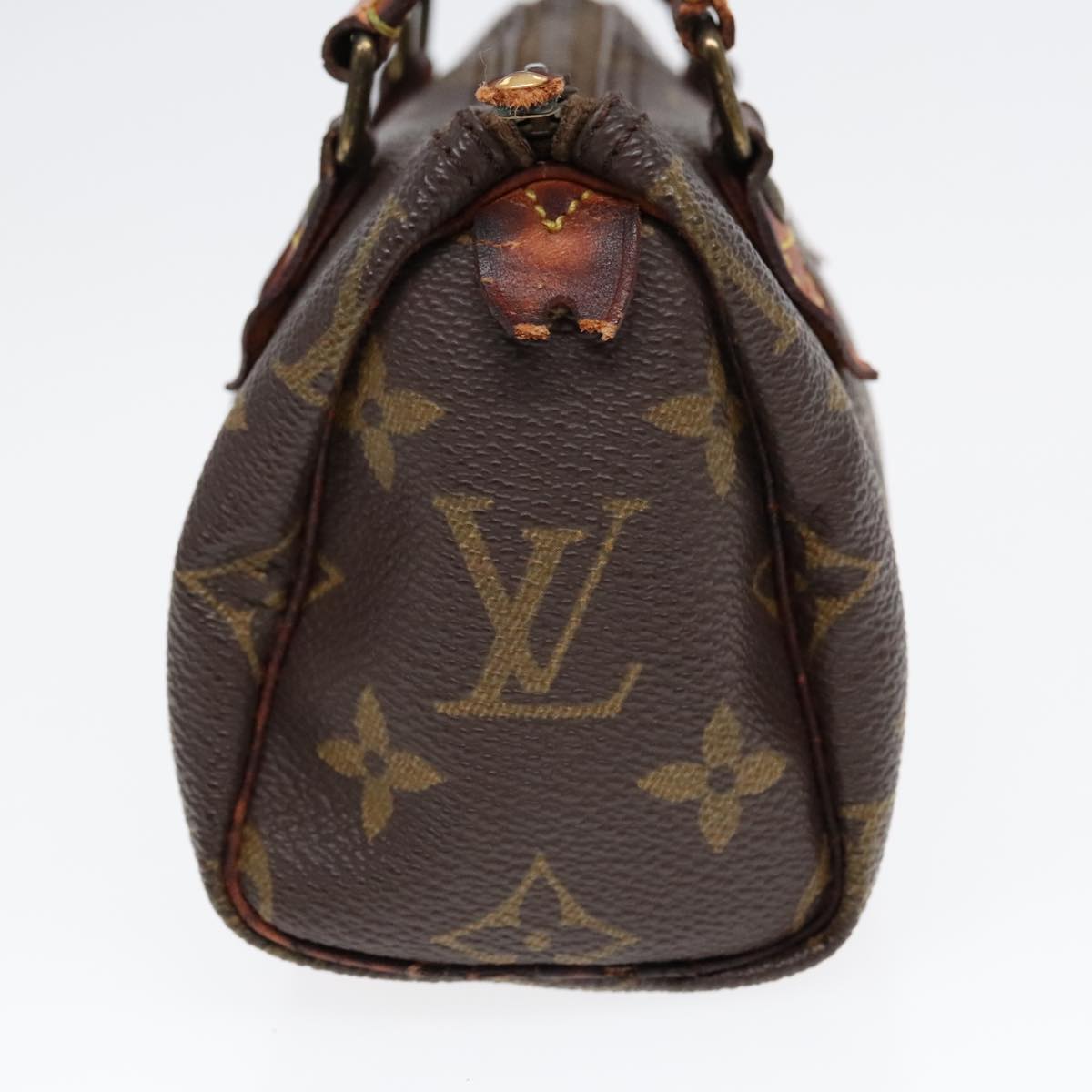 LOUIS VUITTON Monogram Mini Speedy Hand Bag M41534 LV Auth 90029