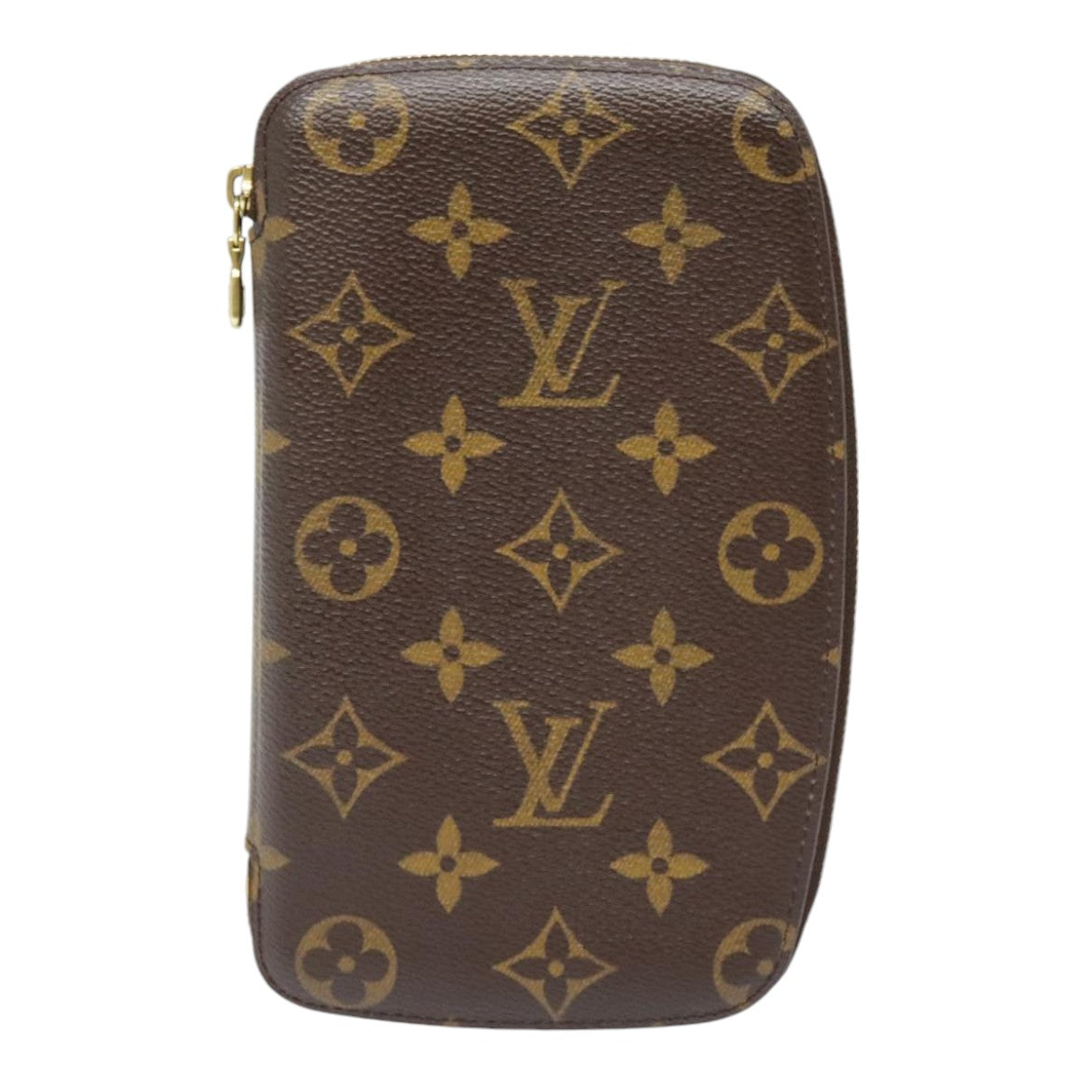 LOUIS VUITTON Monogram Agenda Geode Travel Case M62950 LV Auth 90037