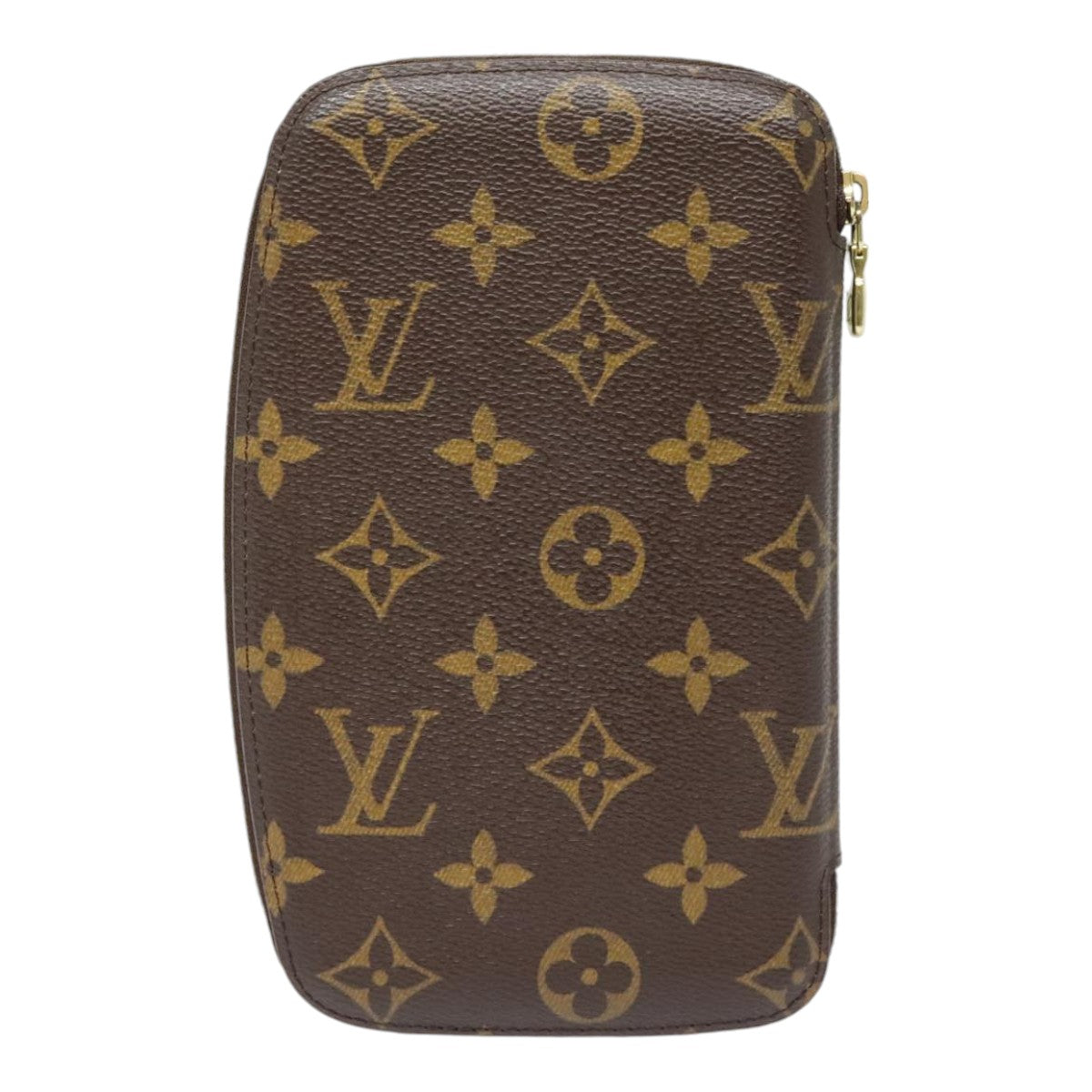 LOUIS VUITTON Monogram Agenda Geode Travel Case M62950 LV Auth 90037