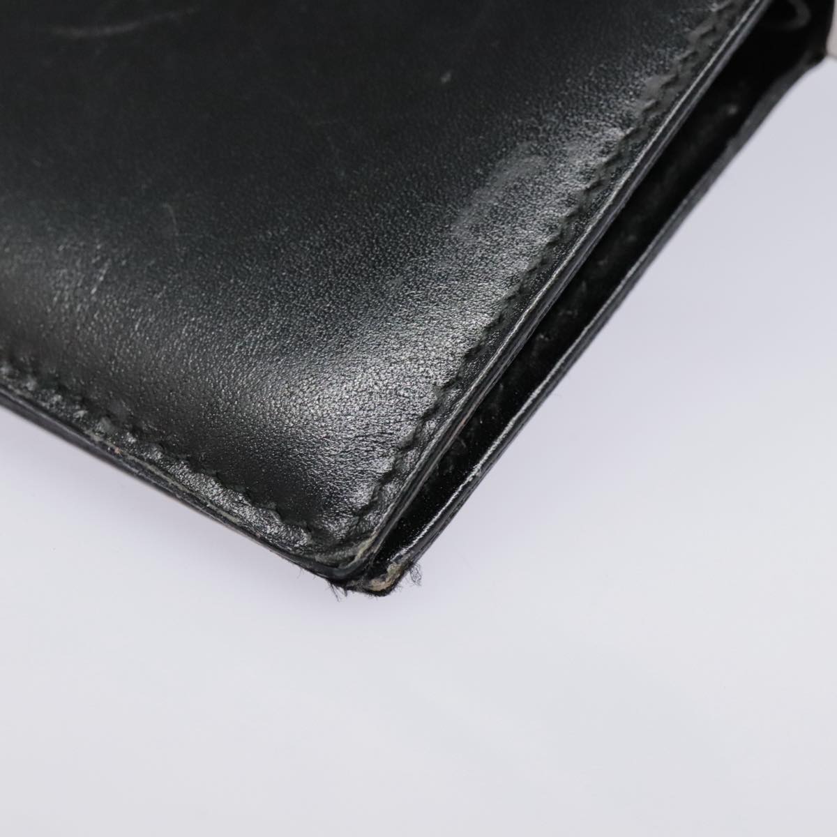 GUCCI Day Planner Cover Leather Black Auth 90051
