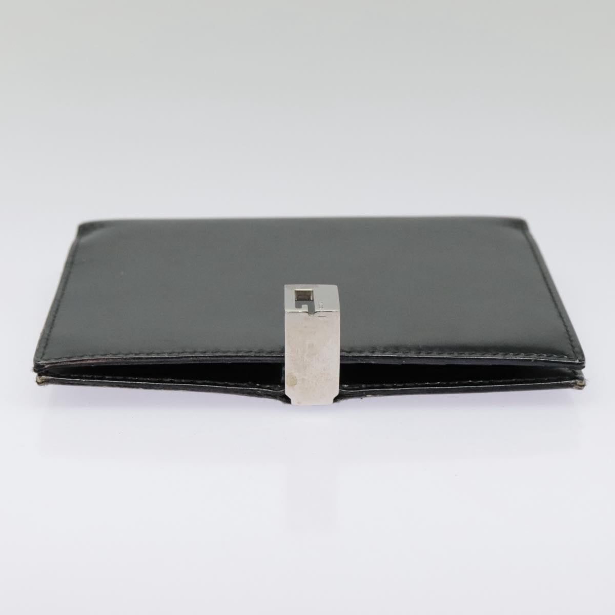 GUCCI Day Planner Cover Leather Black Auth 90051