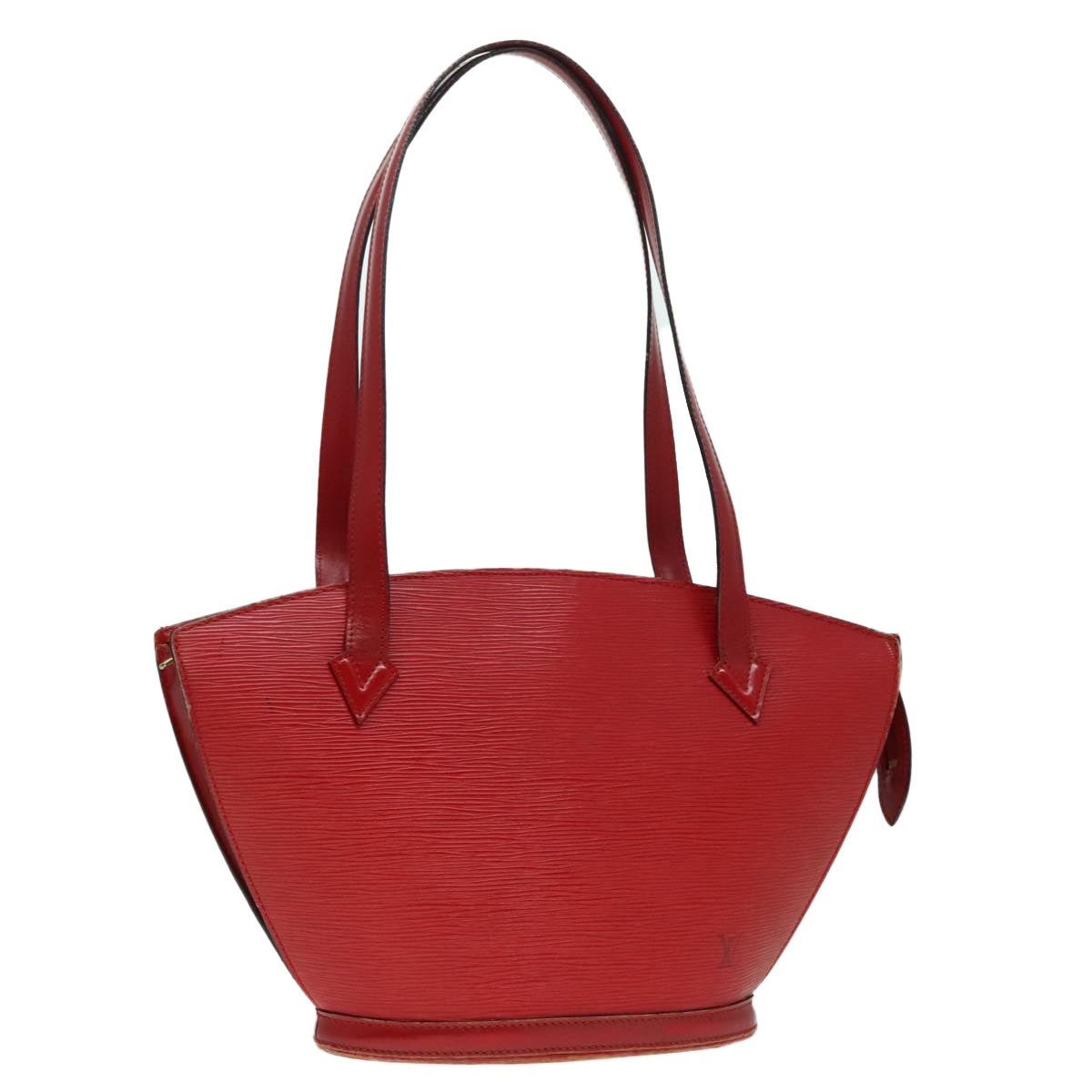 LOUIS VUITTON Epi Saint Jacques Poignees Long Hand Bag Red M52337 LV Auth 90053