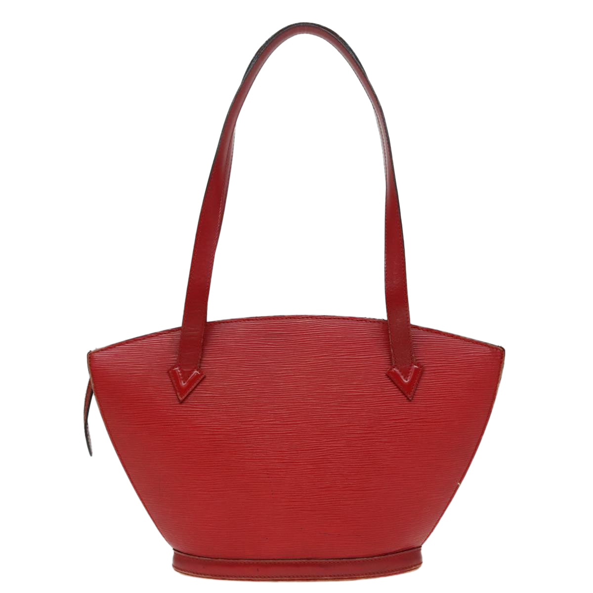 LOUIS VUITTON Epi Saint Jacques Poignees Long Hand Bag Red M52337 LV Auth 90053