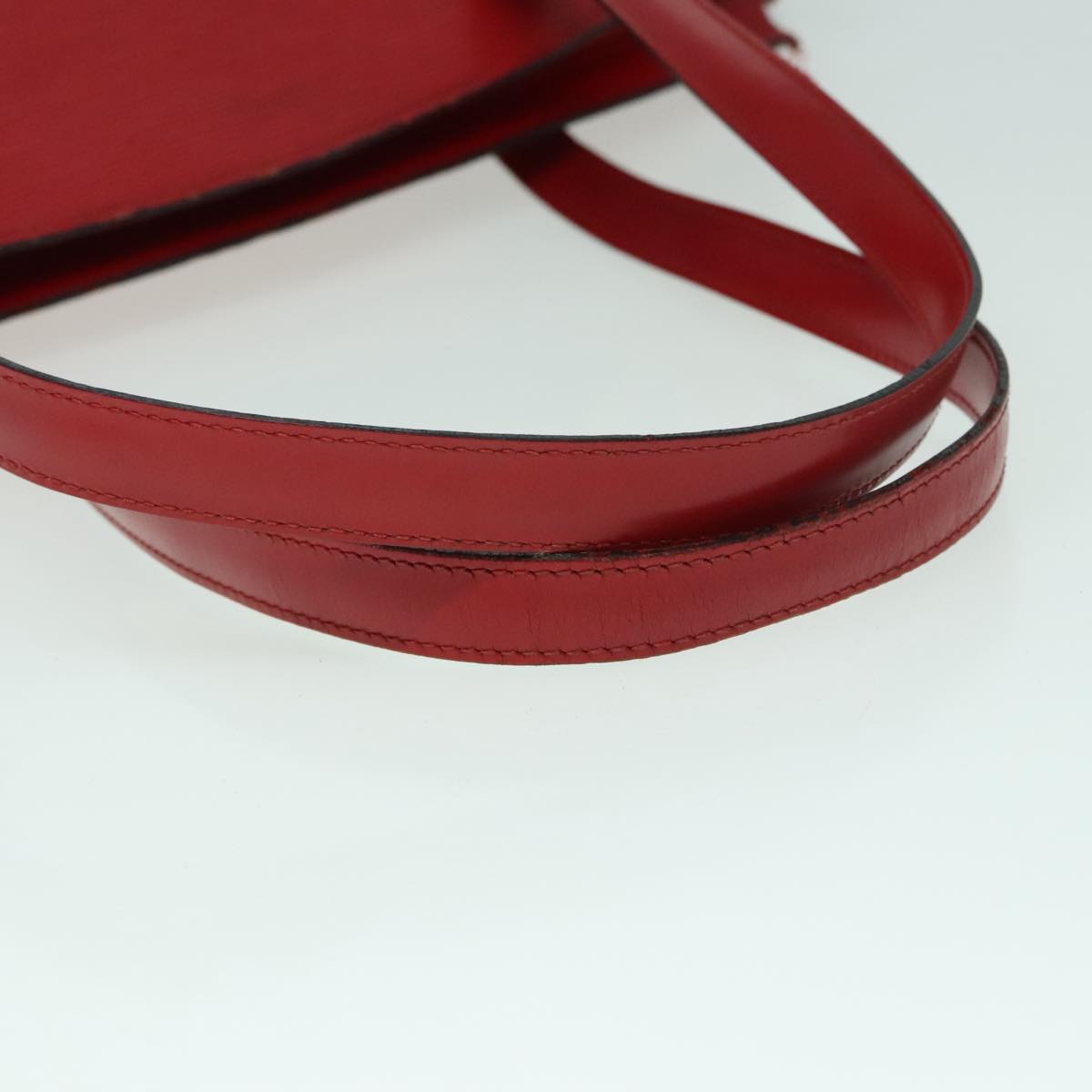 LOUIS VUITTON Epi Saint Jacques Poignees Long Hand Bag Red M52337 LV Auth 90053