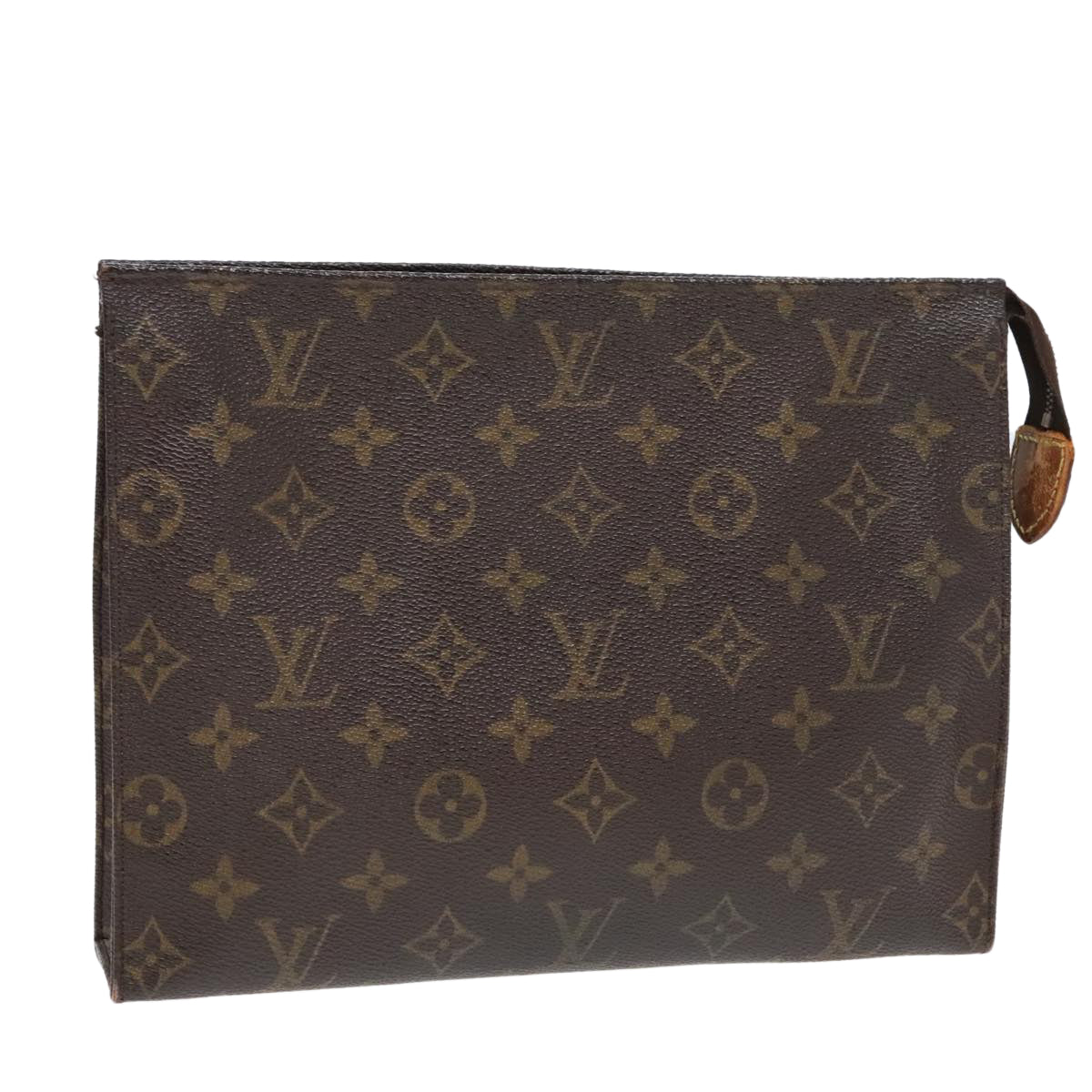 LOUIS VUITTON Monogram Poche Toilette 26 Pouch M47542 LV Auth 90060