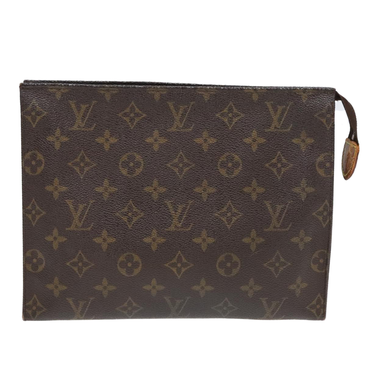 LOUIS VUITTON Monogram Poche Toilette 26 Pouch M47542 LV Auth 90060