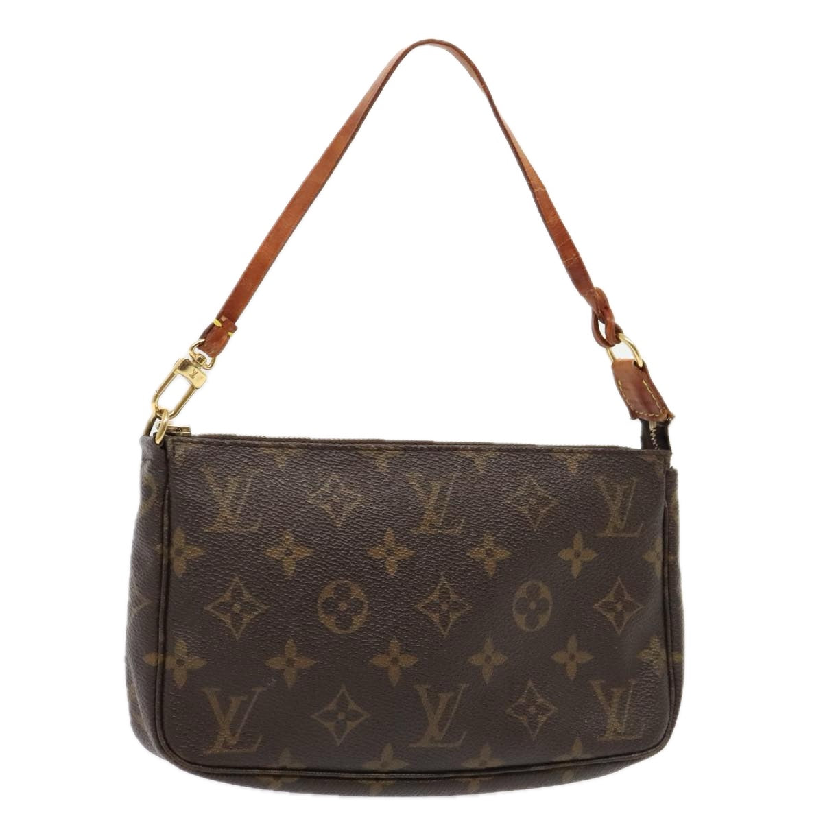 LOUIS VUITTON Monogram Pochette Accessoires Pouch M51980 LV Auth 90065