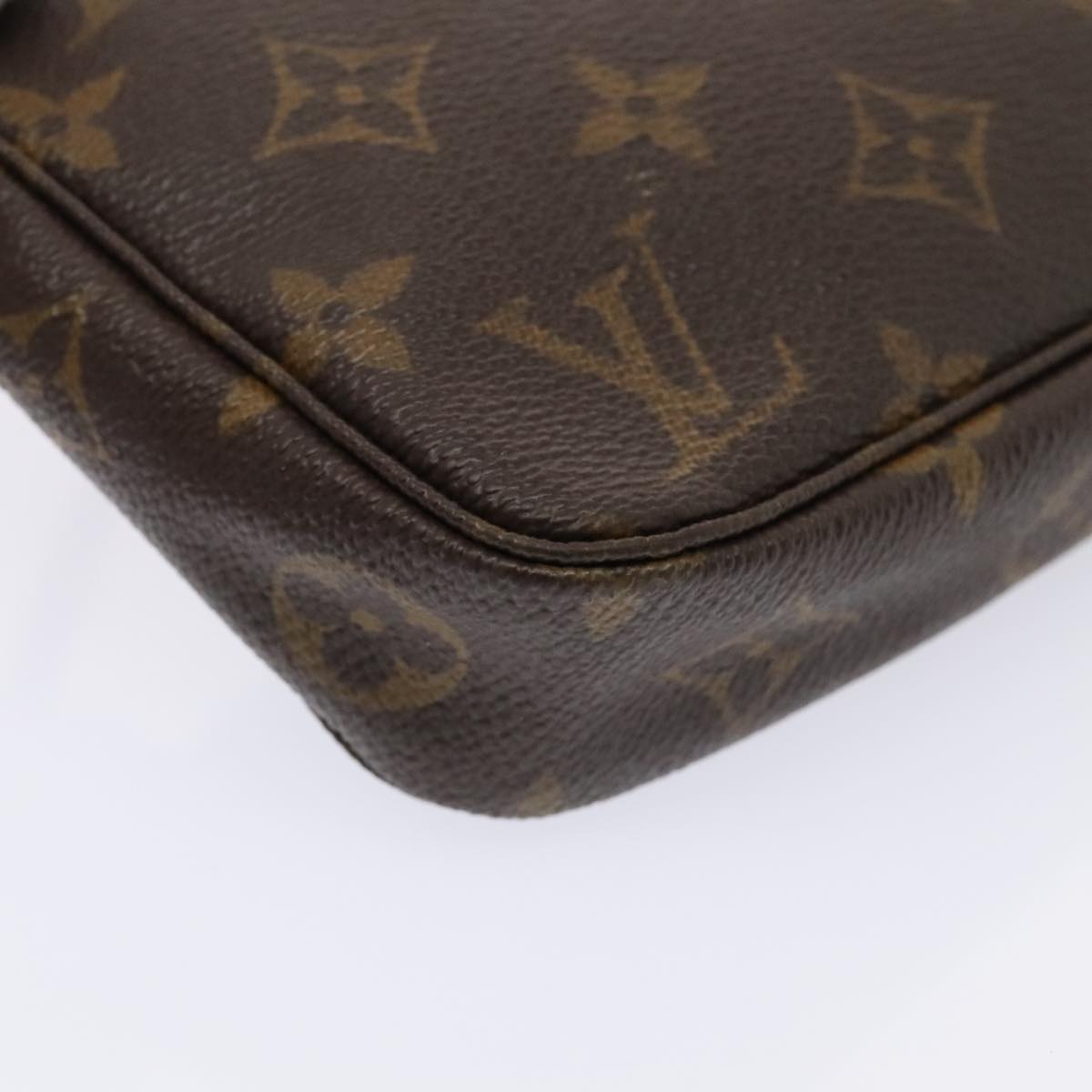 LOUIS VUITTON Monogram Pochette Accessoires Pouch M51980 LV Auth 90065