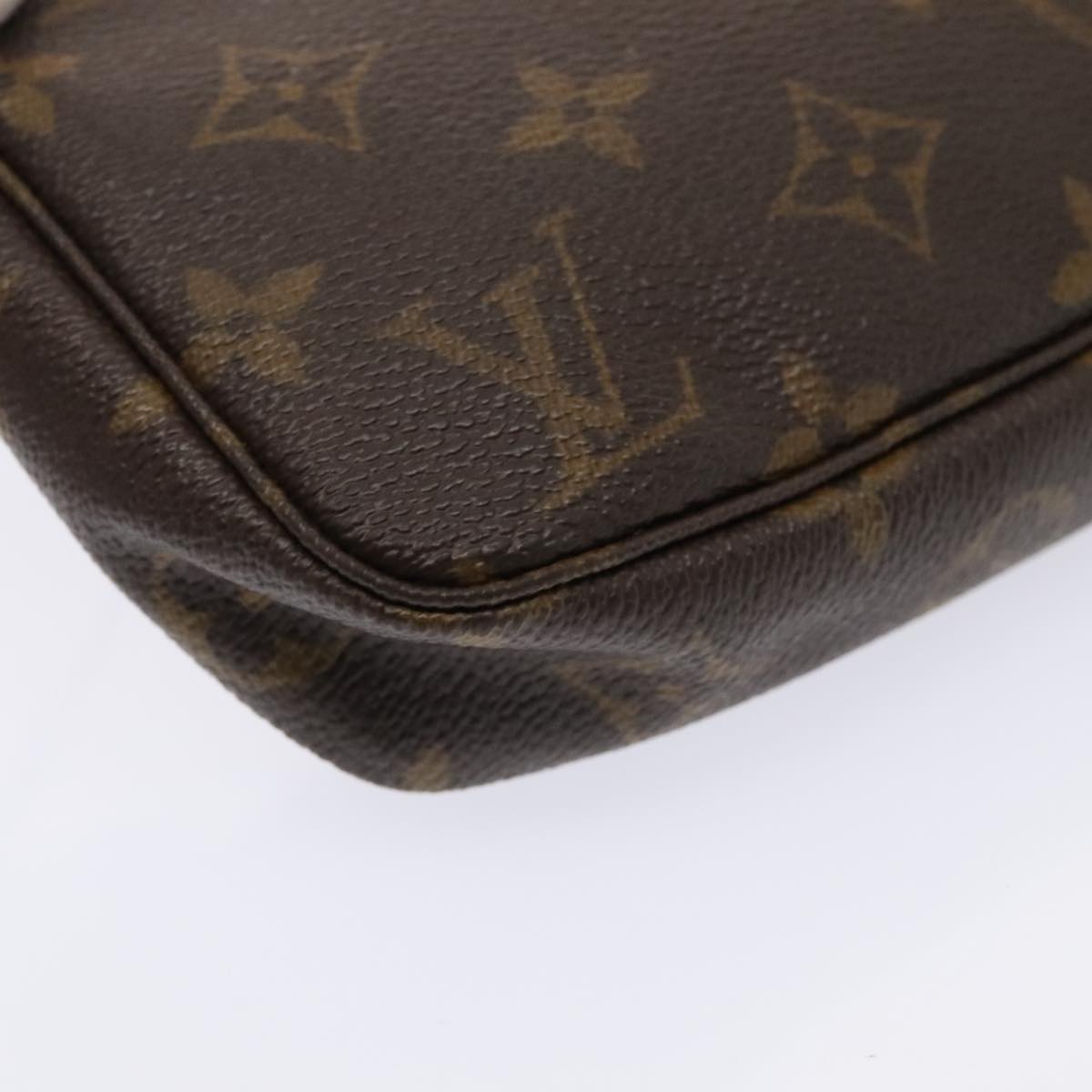 LOUIS VUITTON Monogram Pochette Accessoires Pouch M51980 LV Auth 90065