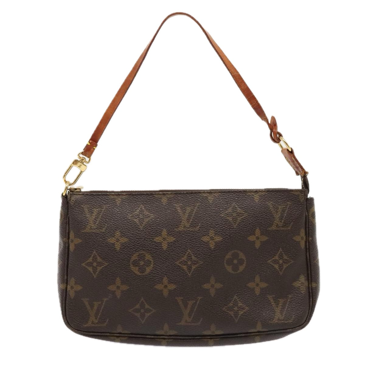 LOUIS VUITTON Monogram Pochette Accessoires Pouch M51980 LV Auth 90065