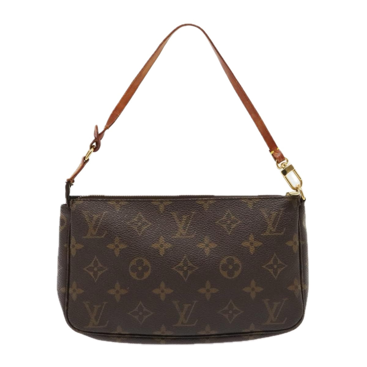 LOUIS VUITTON Monogram Pochette Accessoires Pouch M51980 LV Auth 90065