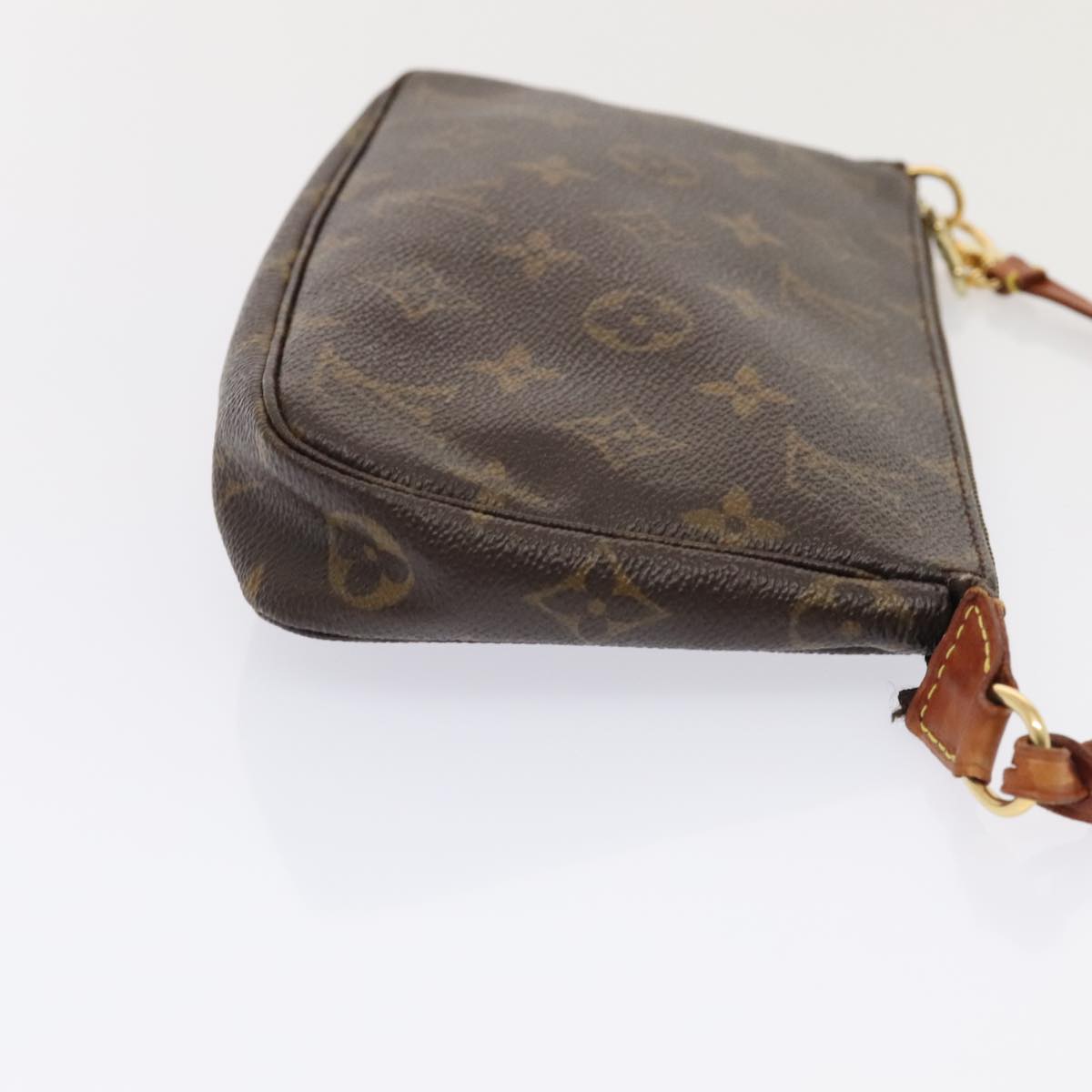 LOUIS VUITTON Monogram Pochette Accessoires Pouch M51980 LV Auth 90065