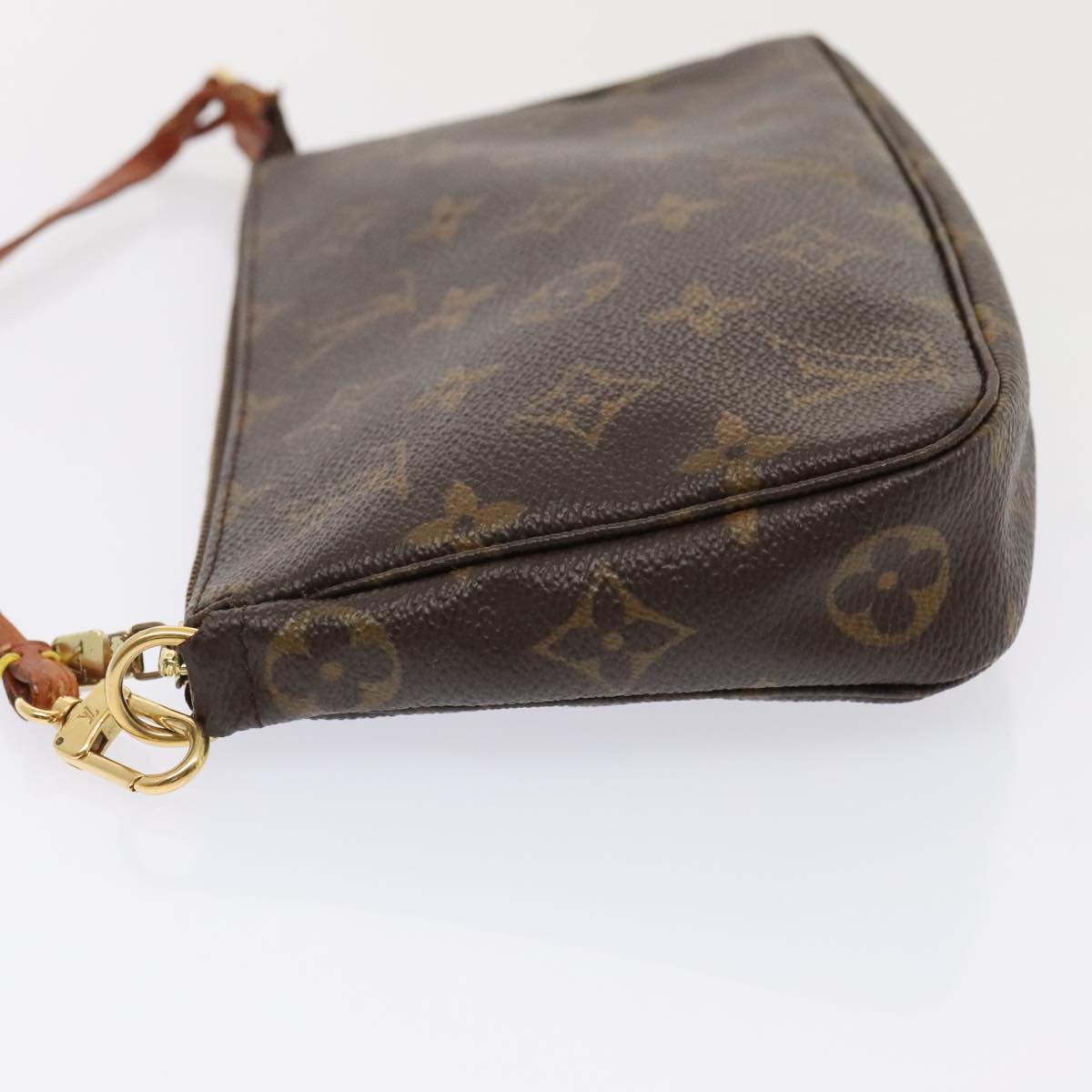 LOUIS VUITTON Monogram Pochette Accessoires Pouch M51980 LV Auth 90065