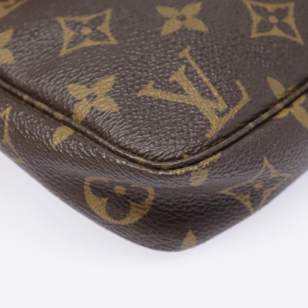 LOUIS VUITTON Monogram Pochette Accessoires Pouch M51980 LV Auth 90066