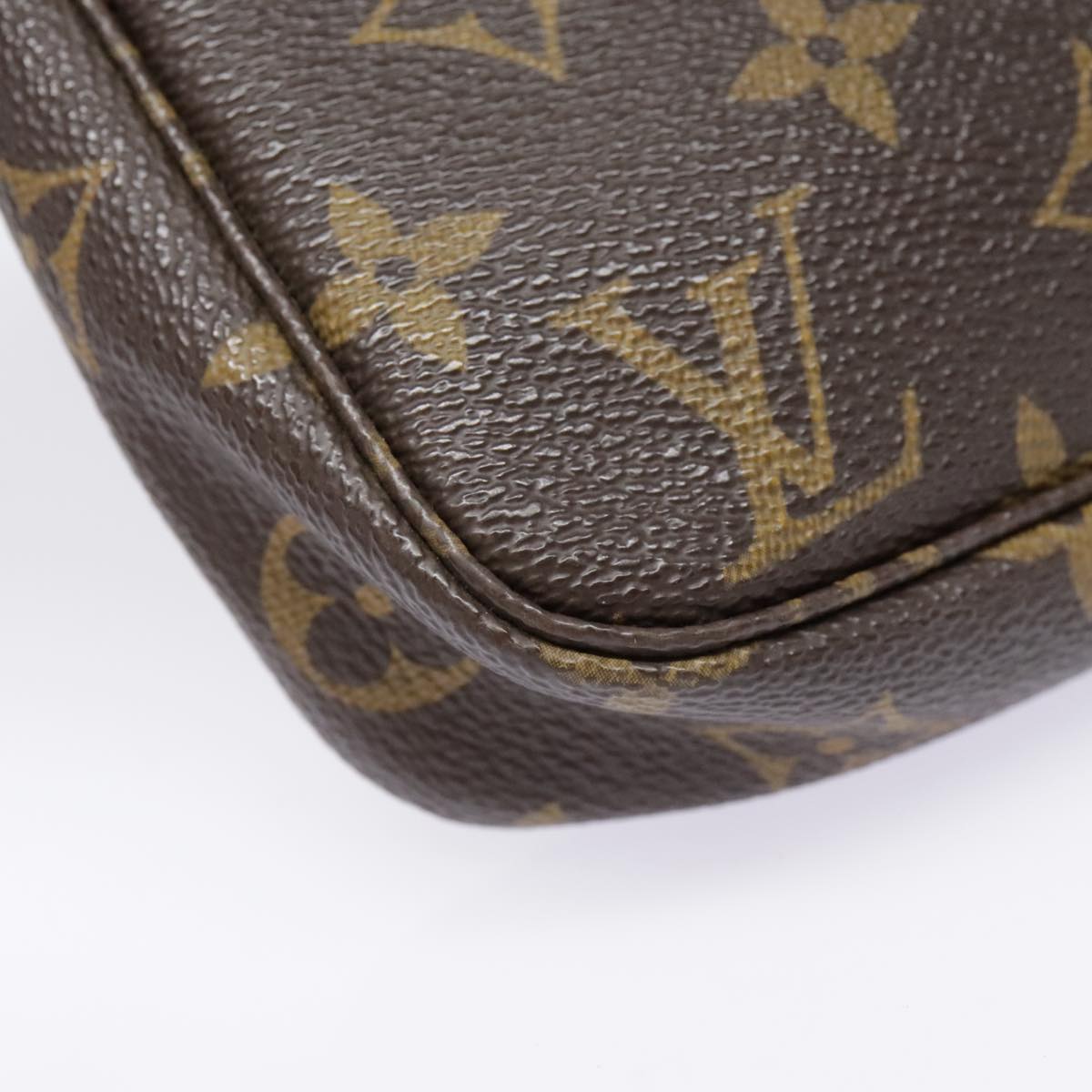 LOUIS VUITTON Monogram Pochette Accessoires Pouch M51980 LV Auth 90066