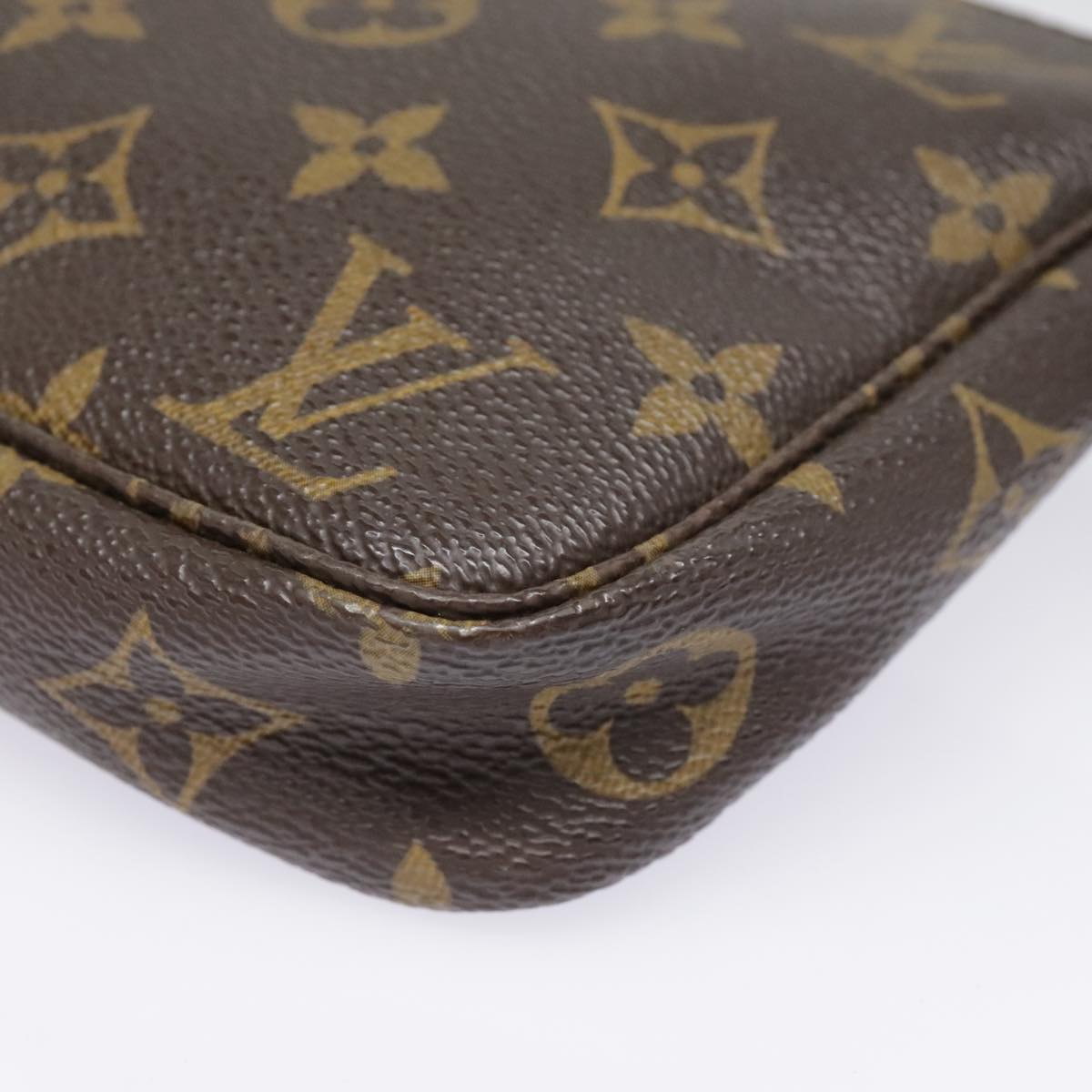 LOUIS VUITTON Monogram Pochette Accessoires Pouch M51980 LV Auth 90066