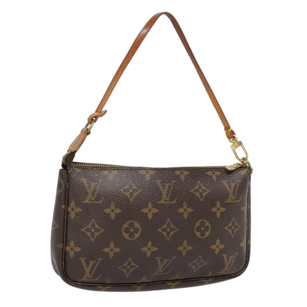 LOUIS VUITTON Monogram Pochette Accessoires Pouch M51980 LV Auth 90067