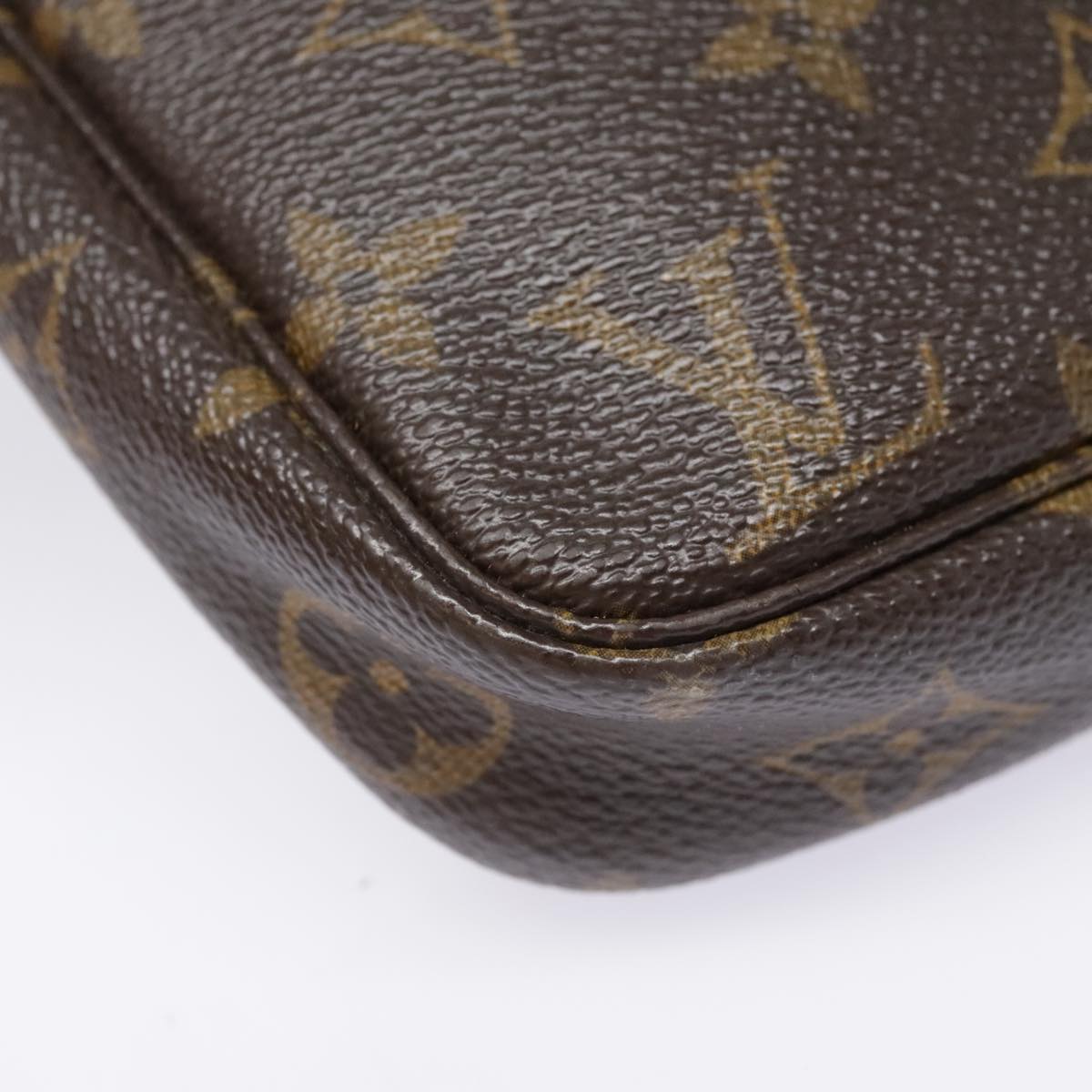 LOUIS VUITTON Monogram Pochette Accessoires Pouch M51980 LV Auth 90067