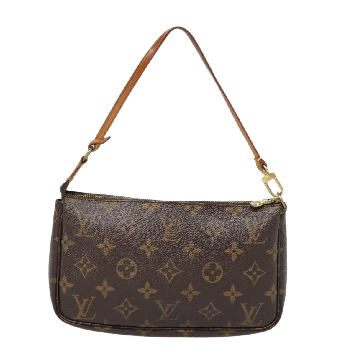 LOUIS VUITTON Monogram Pochette Accessoires Pouch M51980 LV Auth 90067