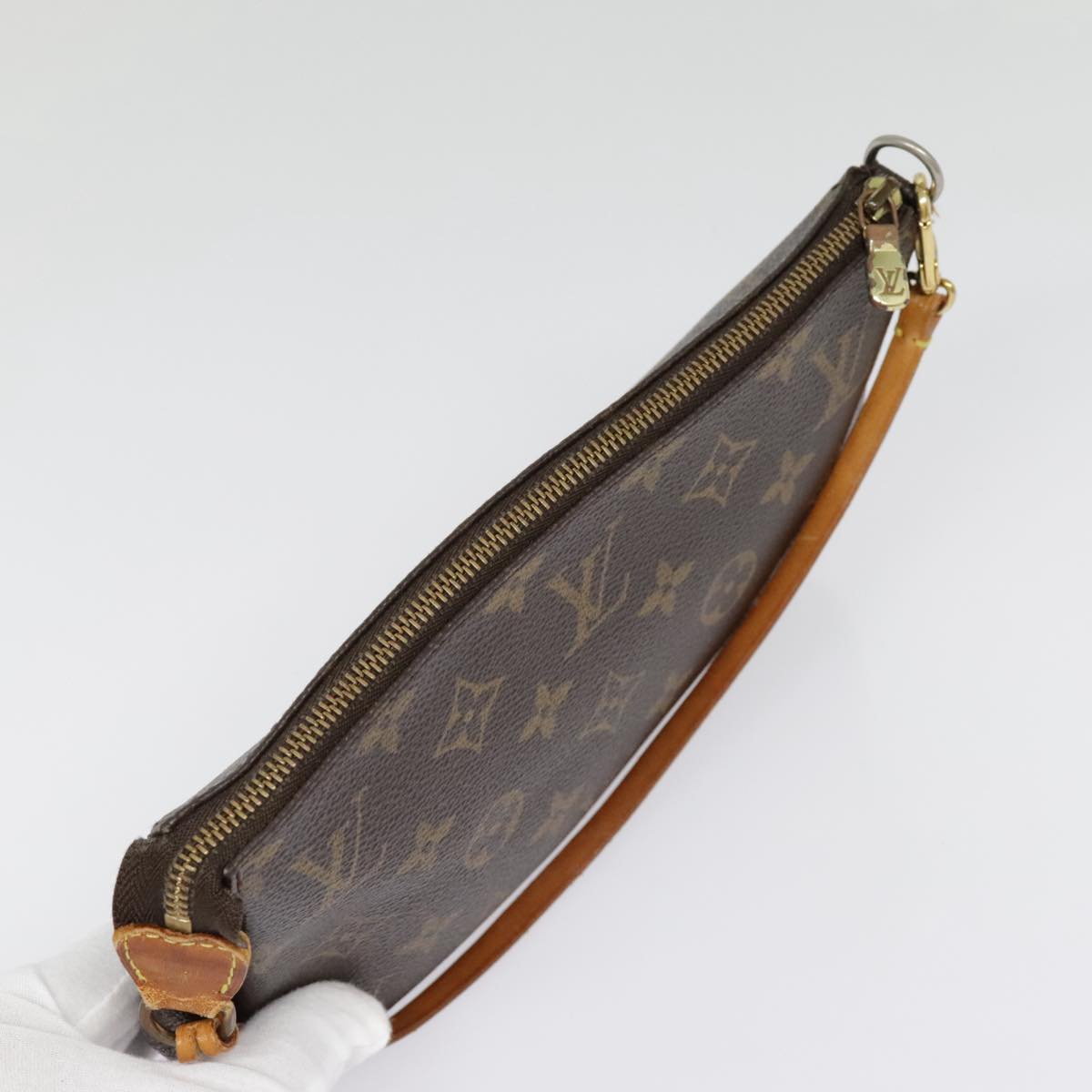 LOUIS VUITTON Monogram Pochette Accessoires Pouch M51980 LV Auth 90067