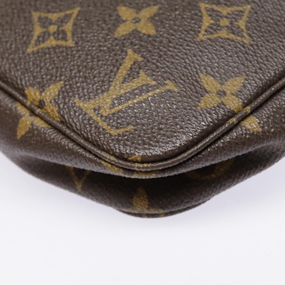 LOUIS VUITTON Monogram Pochette Accessoires Pouch M51980 LV Auth 90068