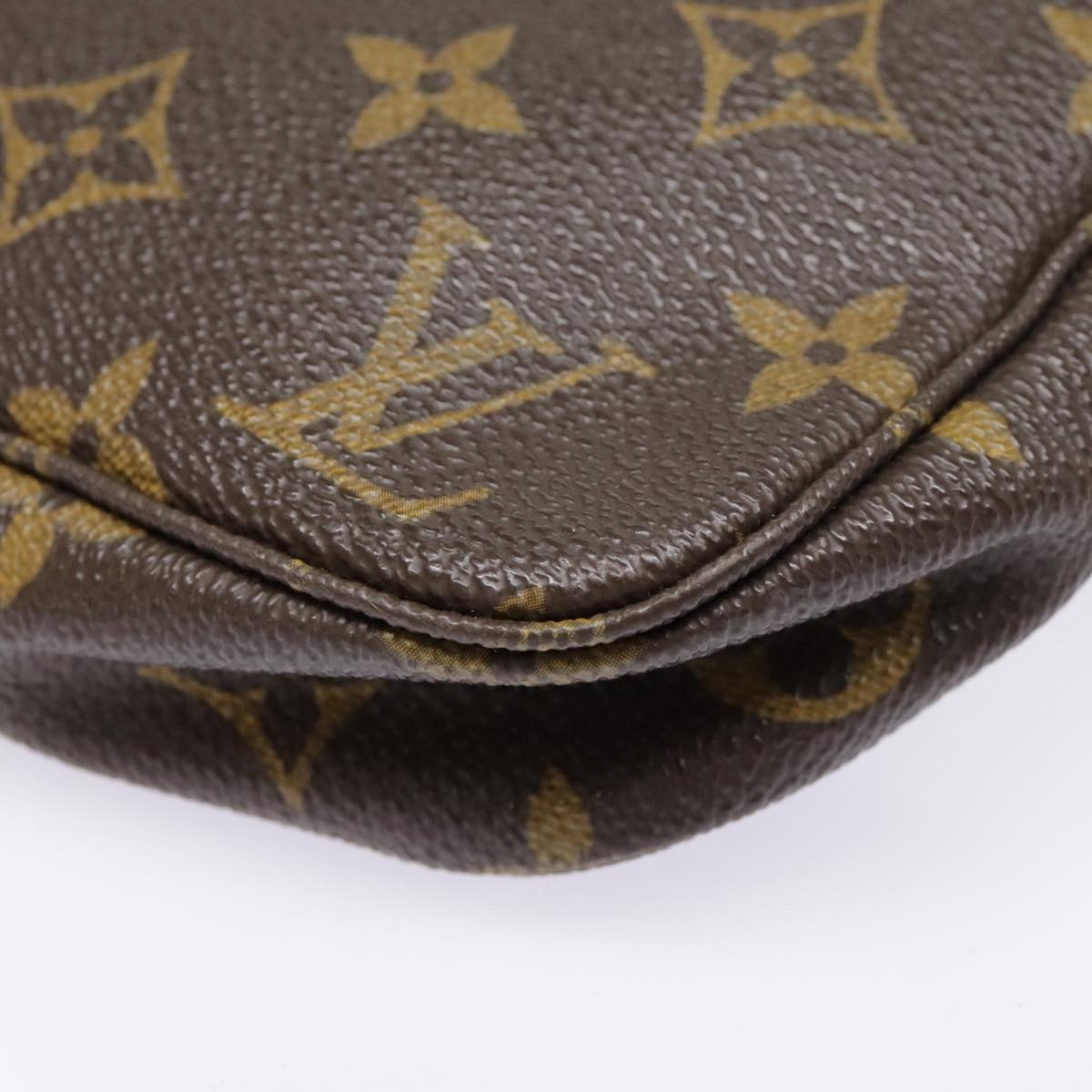 LOUIS VUITTON Monogram Pochette Accessoires Pouch M51980 LV Auth 90068