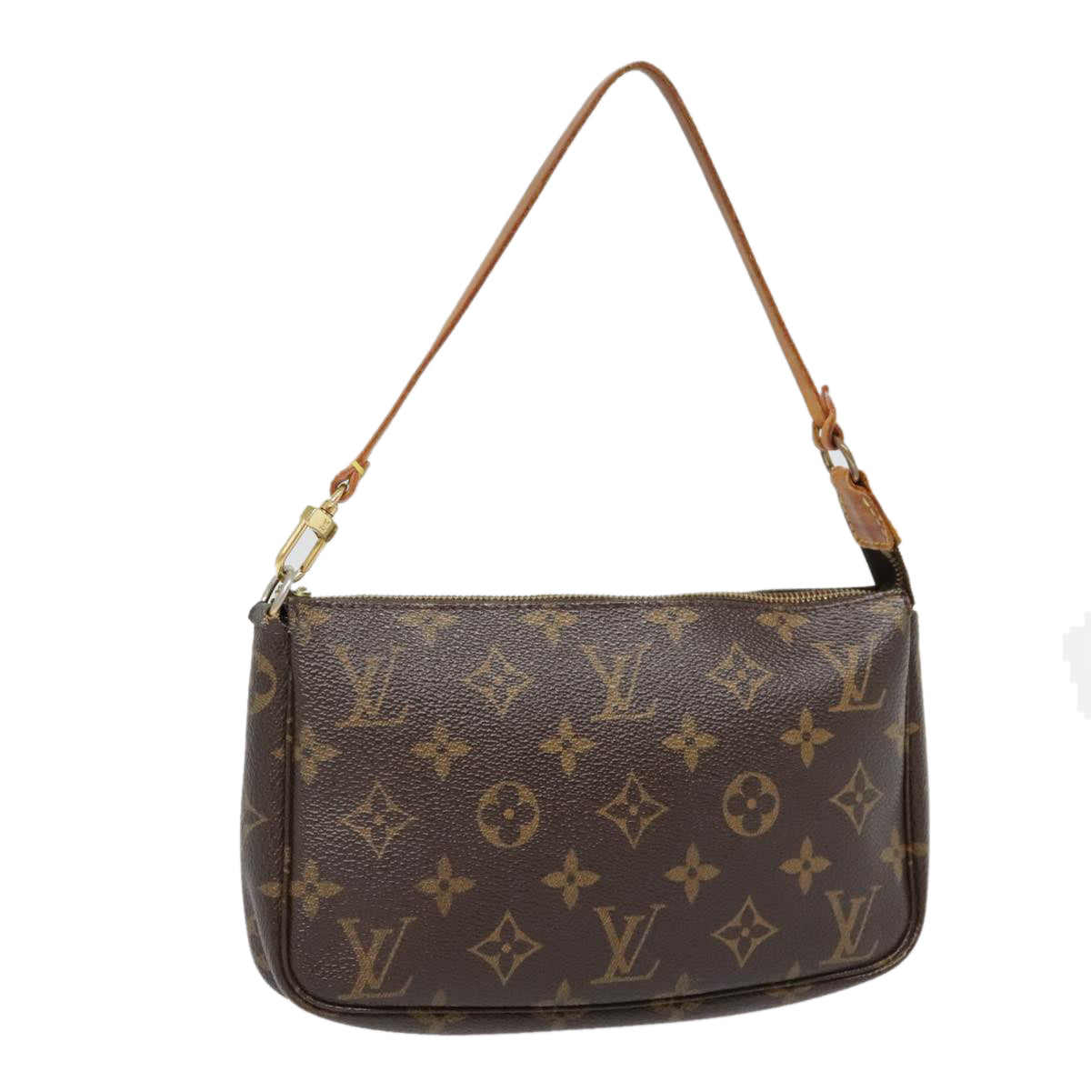 LOUIS VUITTON Monogram Pochette Accessoires Pouch M51980 LV Auth 90069