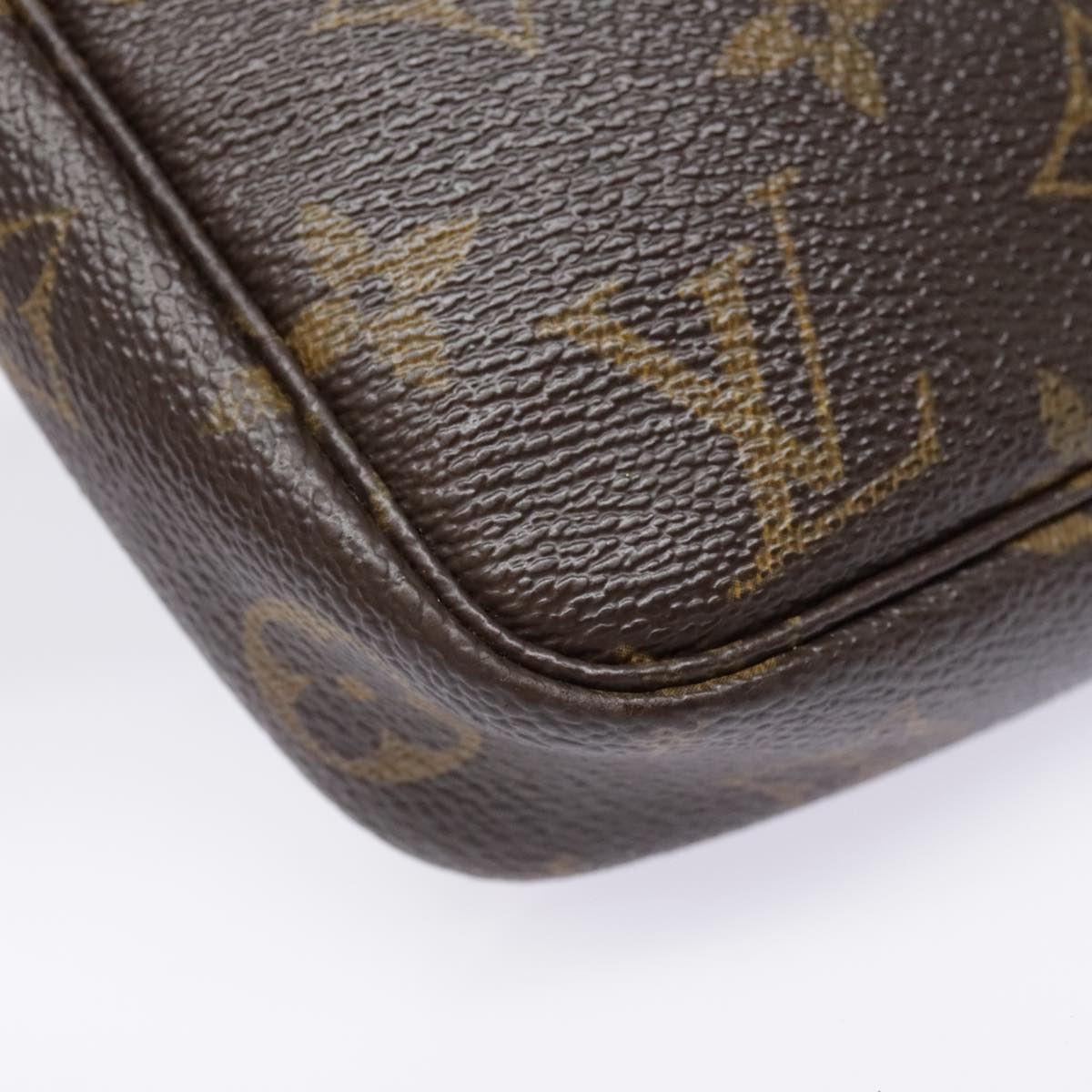 LOUIS VUITTON Monogram Pochette Accessoires Pouch M51980 LV Auth 90069