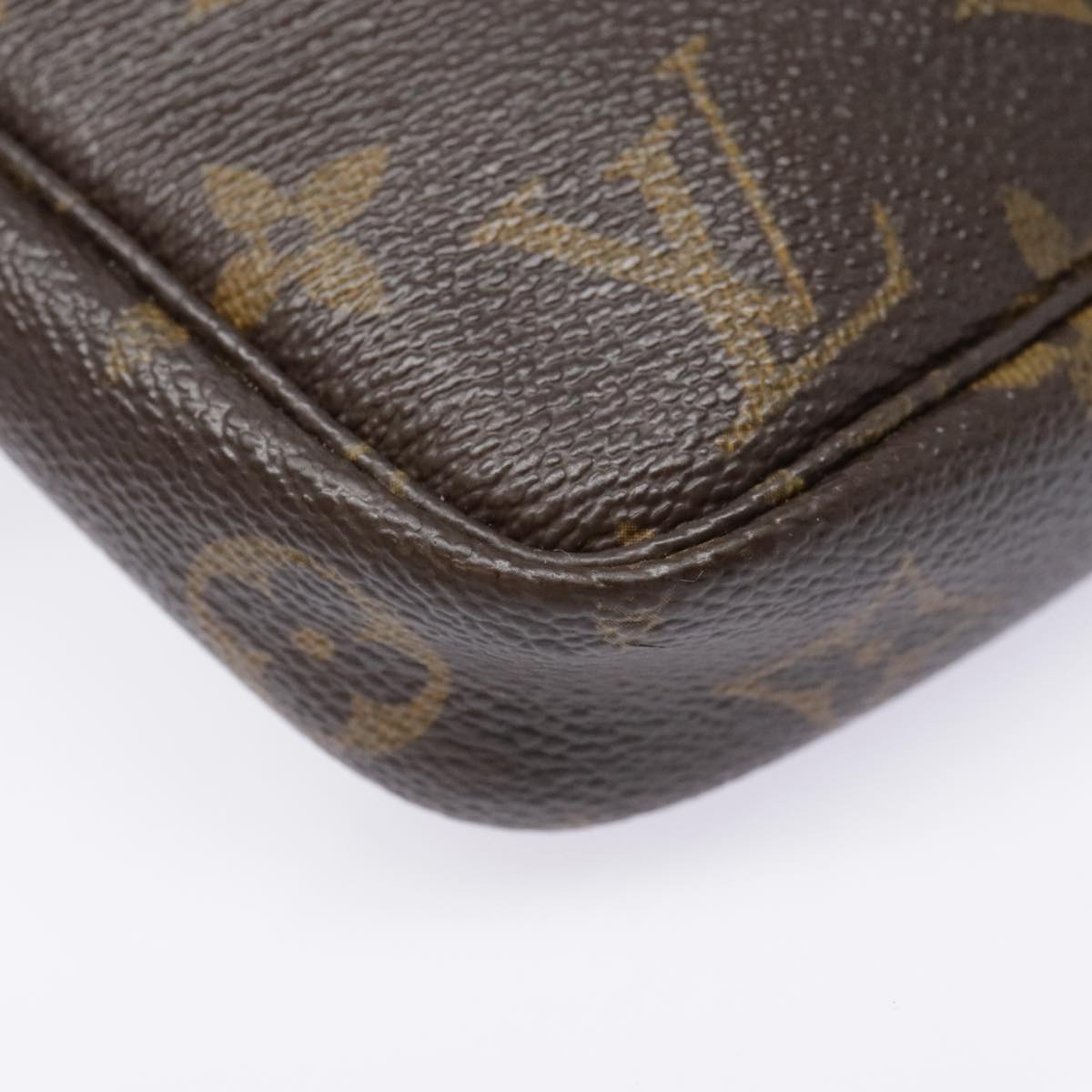 LOUIS VUITTON Monogram Pochette Accessoires Pouch M51980 LV Auth 90069