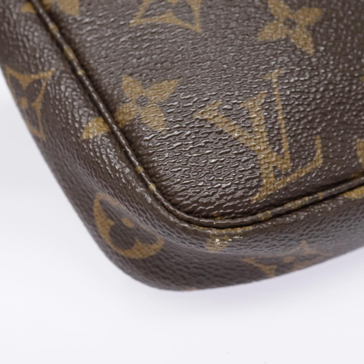 LOUIS VUITTON Monogram Pochette Accessoires Pouch M51980 LV Auth 90070