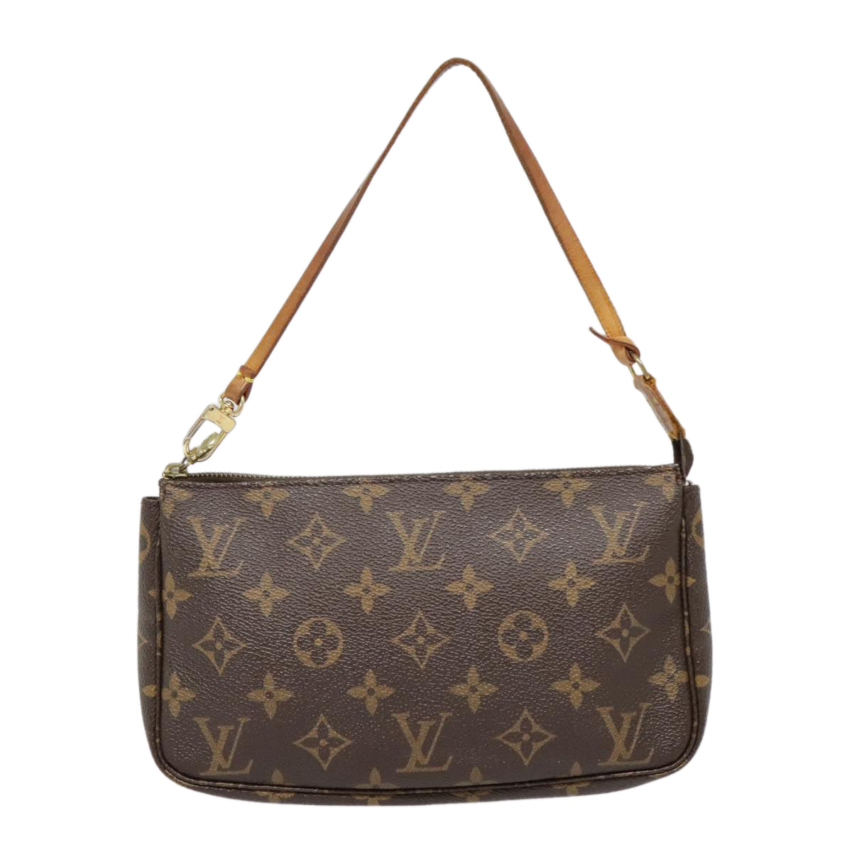 LOUIS VUITTON Monogram Pochette Accessoires Pouch M51980 LV Auth 90070