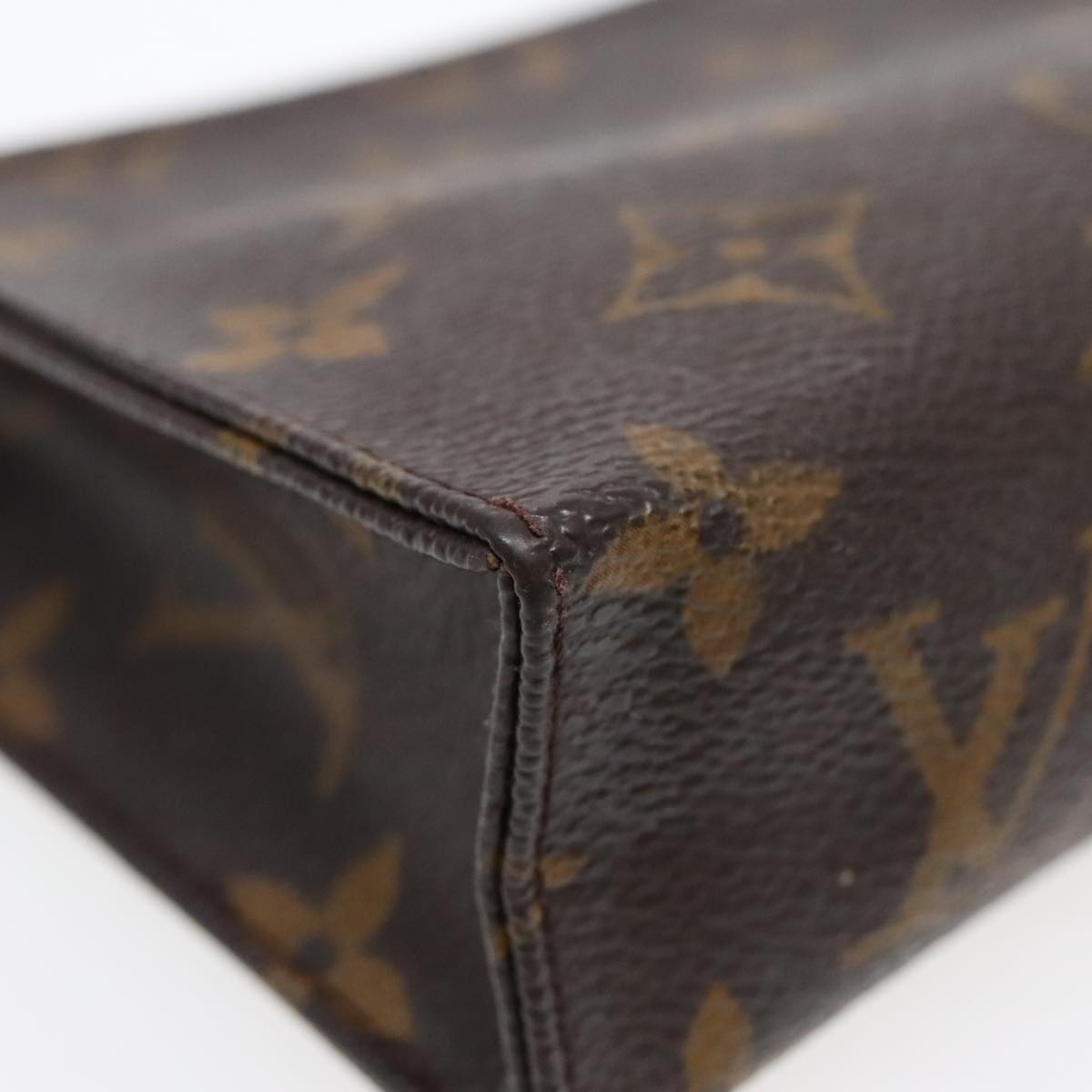 LOUIS VUITTON Monogram Poche Toilette 15 Pouch M47546 LV Auth 90071