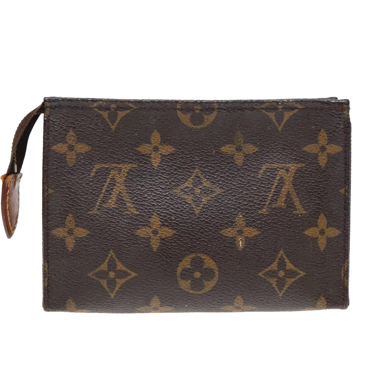 LOUIS VUITTON Monogram Poche Toilette 15 Pouch M47546 LV Auth 90071