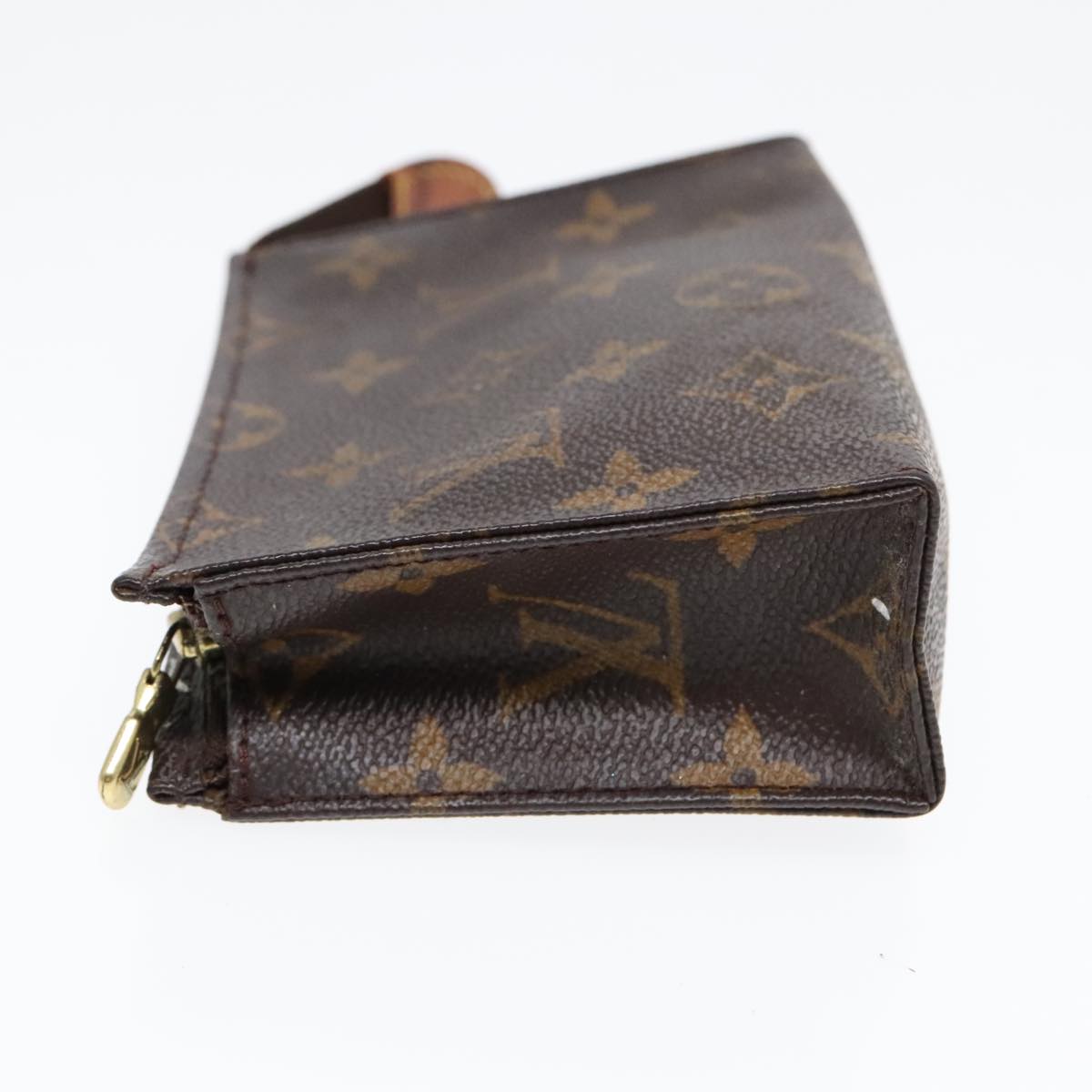 LOUIS VUITTON Monogram Poche Toilette 15 Pouch M47546 LV Auth 90071