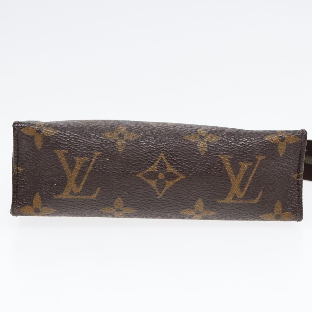 LOUIS VUITTON Monogram Poche Toilette 15 Pouch M47546 LV Auth 90071