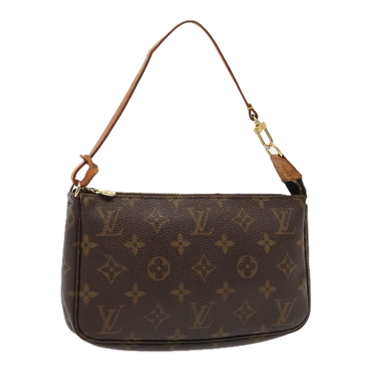 LOUIS VUITTON Monogram Pochette Accessoires Pouch M51980 LV Auth 90072