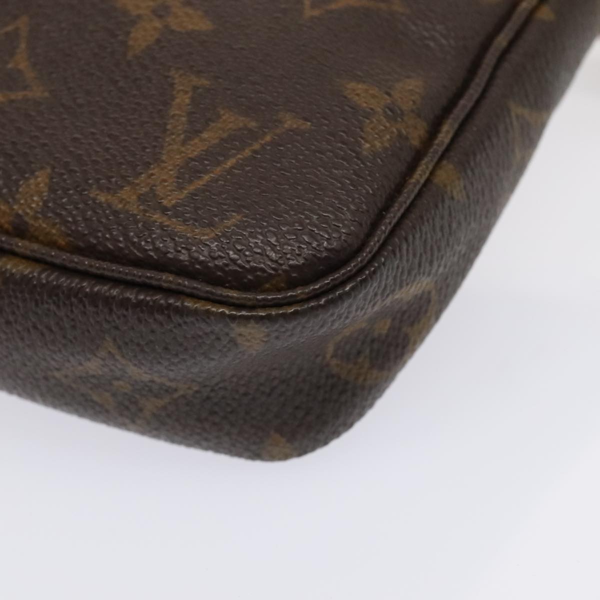 LOUIS VUITTON Monogram Pochette Accessoires Pouch M51980 LV Auth 90072