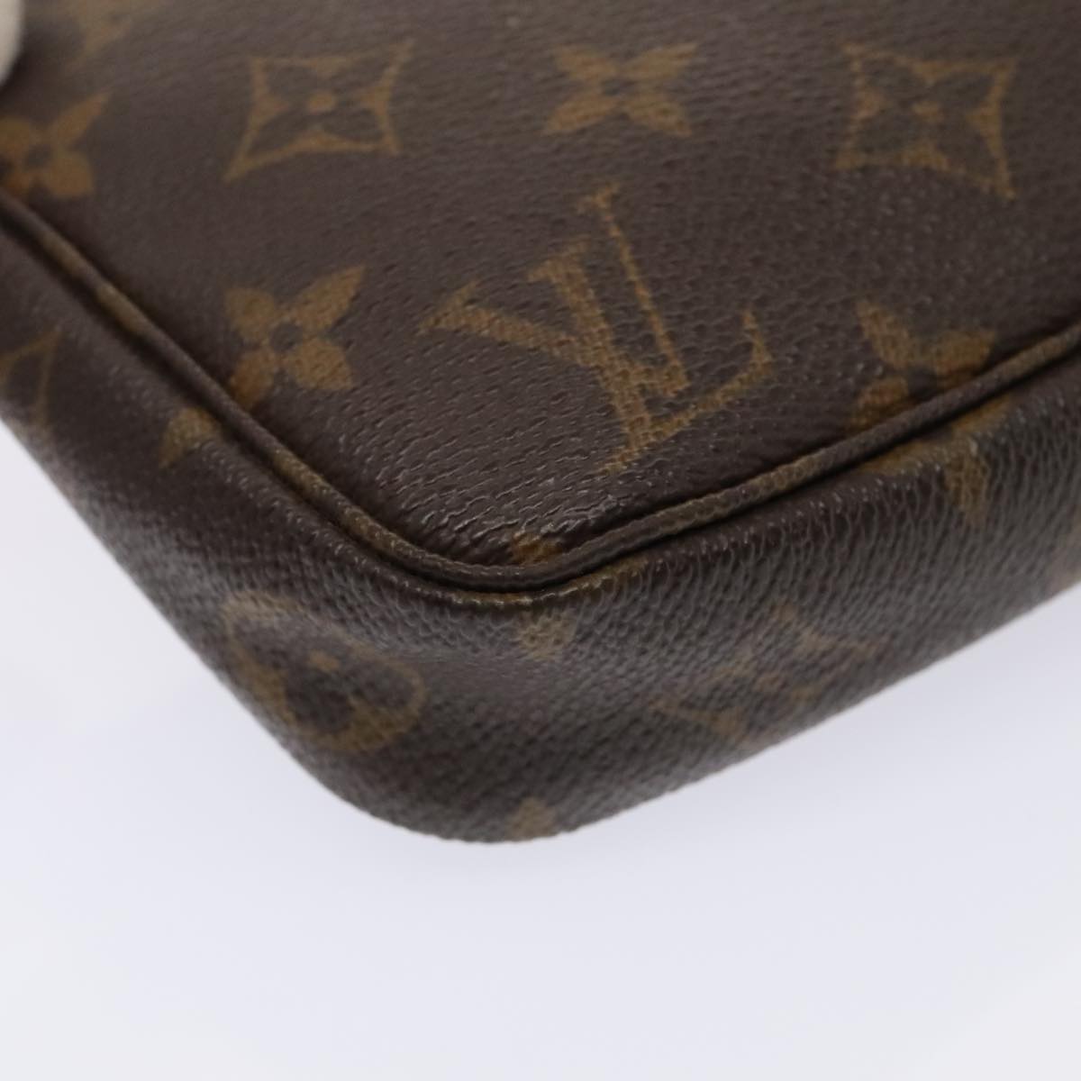 LOUIS VUITTON Monogram Pochette Accessoires Pouch M51980 LV Auth 90072