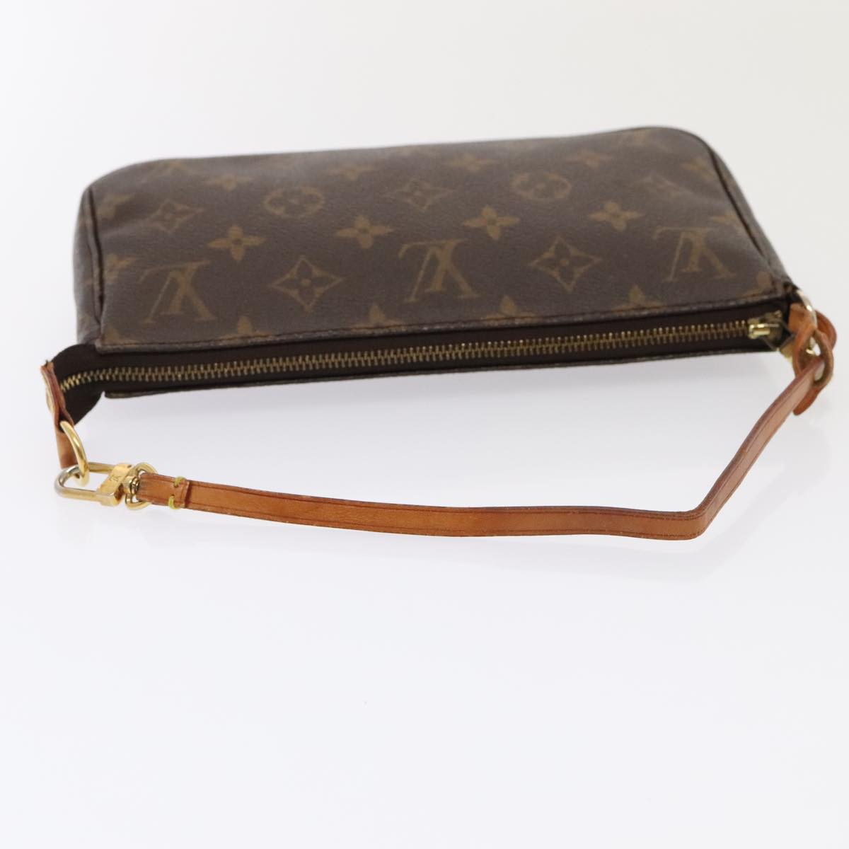 LOUIS VUITTON Monogram Pochette Accessoires Pouch M51980 LV Auth 90072